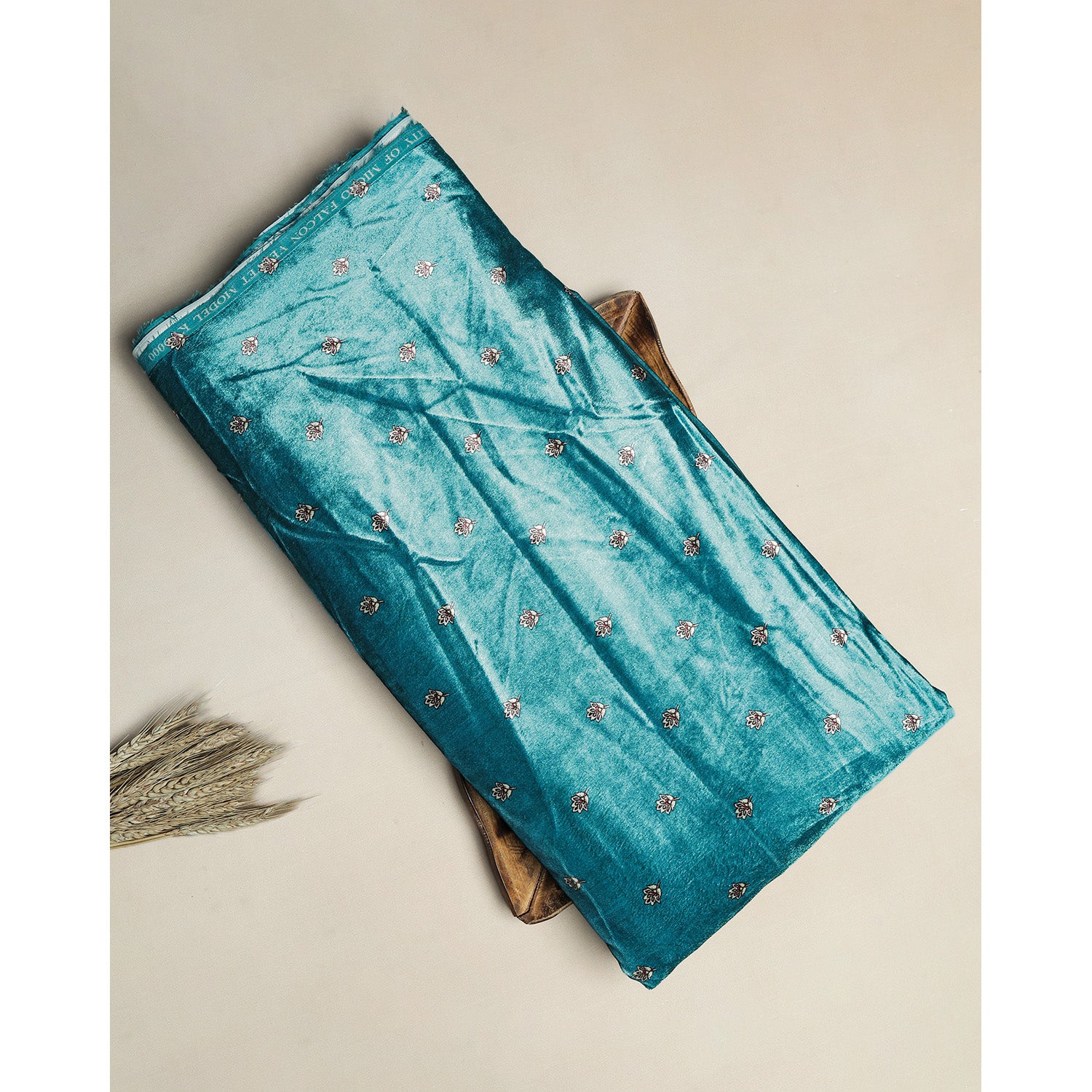 MEHFIL-E-RANG - VELVET DIGITAL PRINTED FABRIC