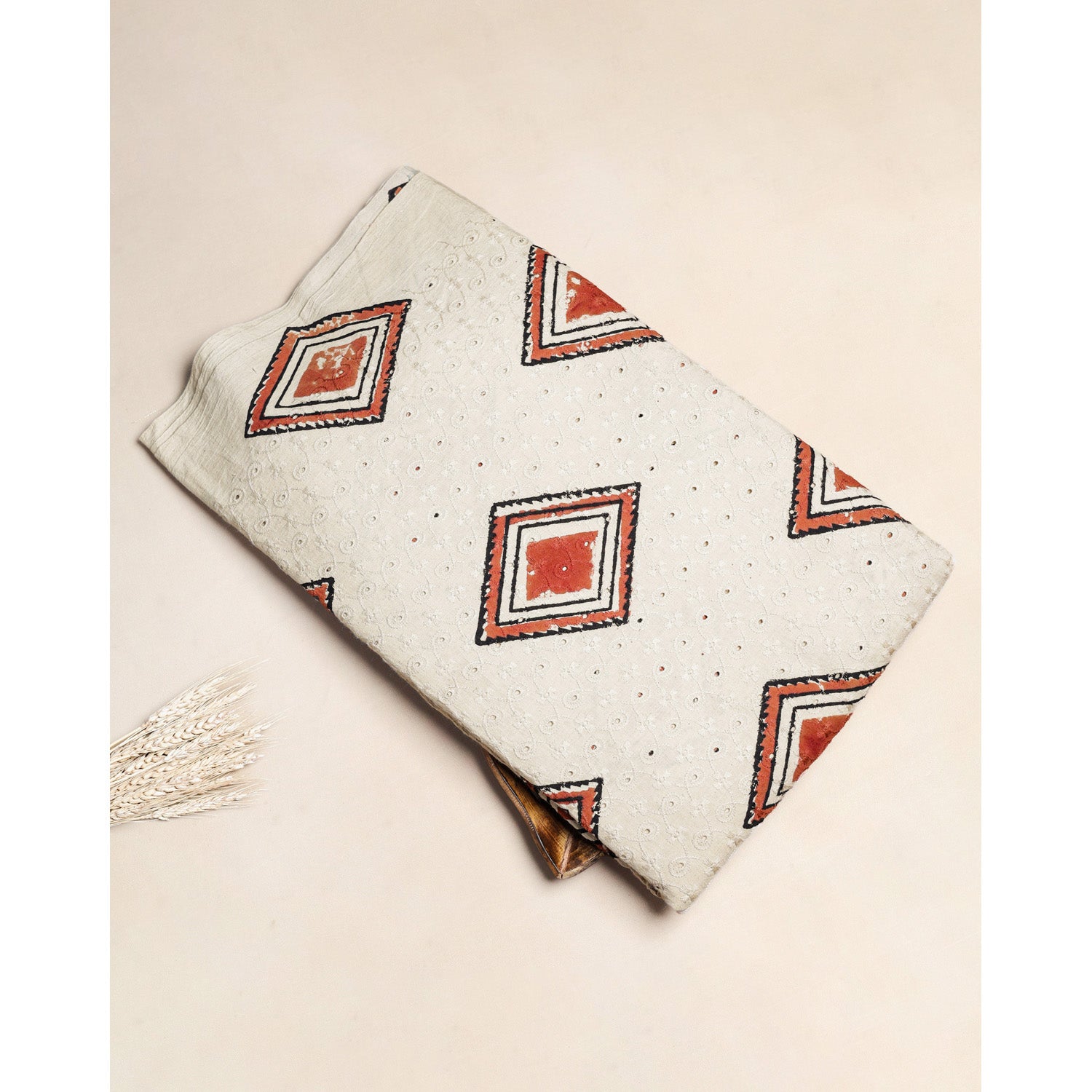 PURE AJRAKH COTTON HAKOBA FABRIC