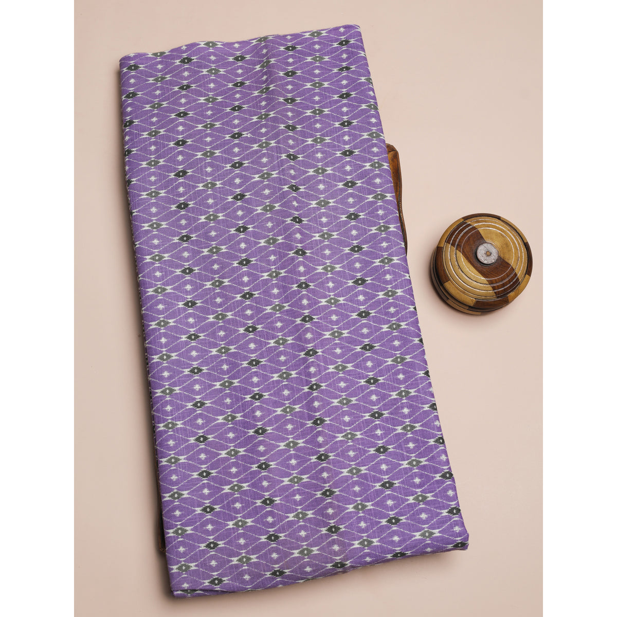 SEMI TUSSAR PRINTED FABRIC