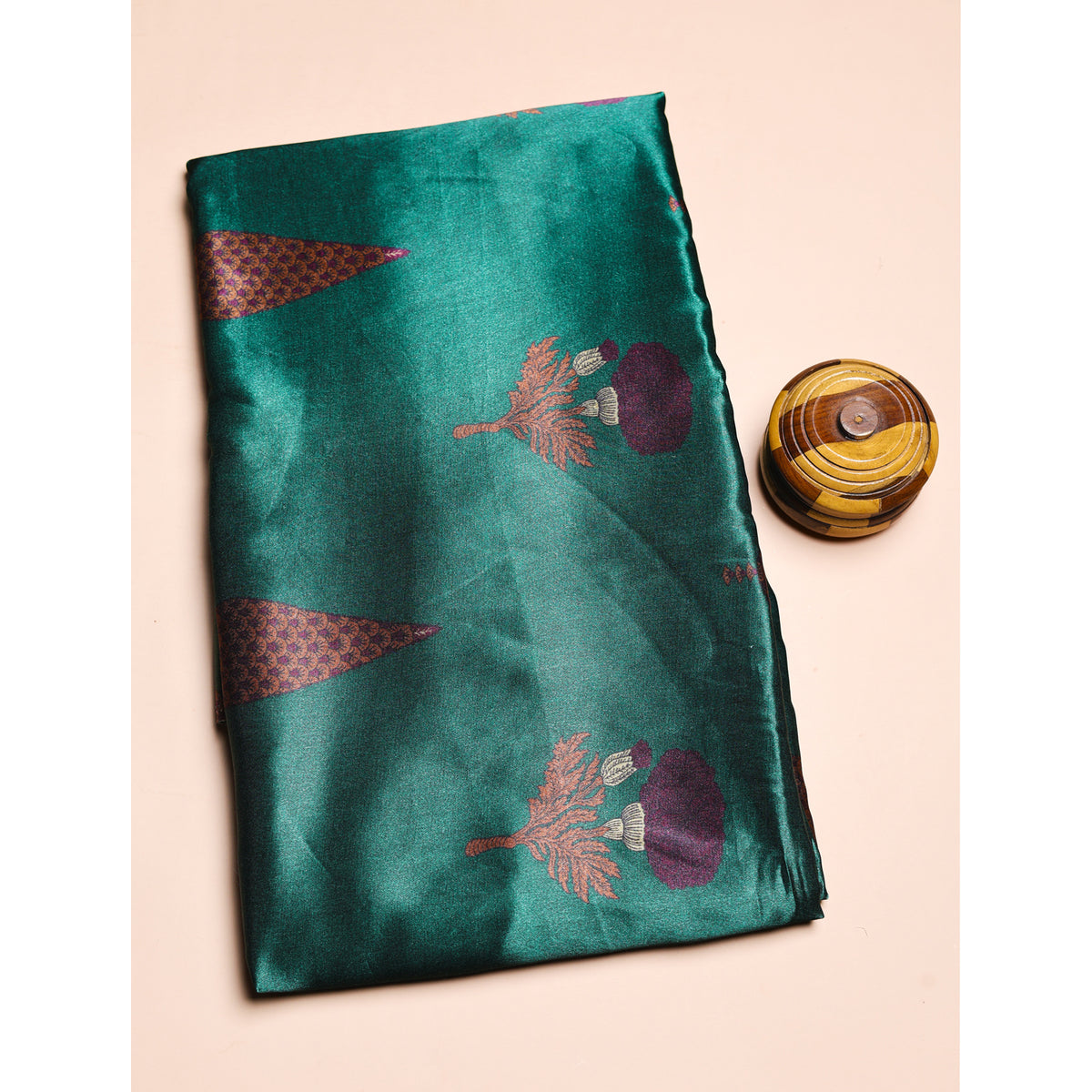 PURE MASHRU GAJJI SILK PRINTED FABRIC