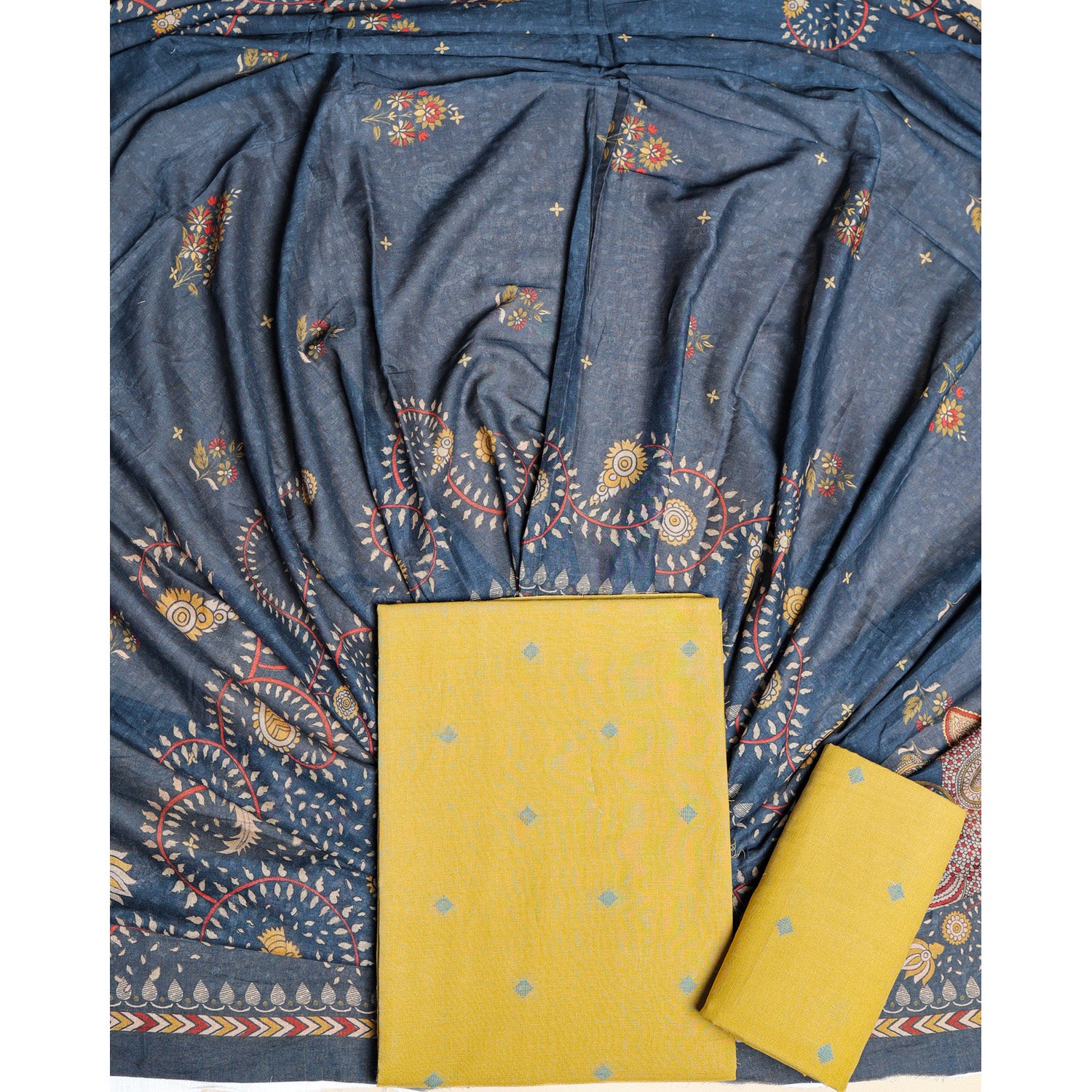 PURE COTTON HANDLOOM SUIT SET