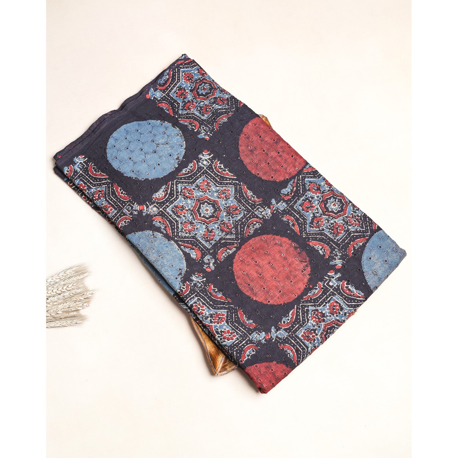 PURE AJRAKH COTTON HAKOBA FABRIC
