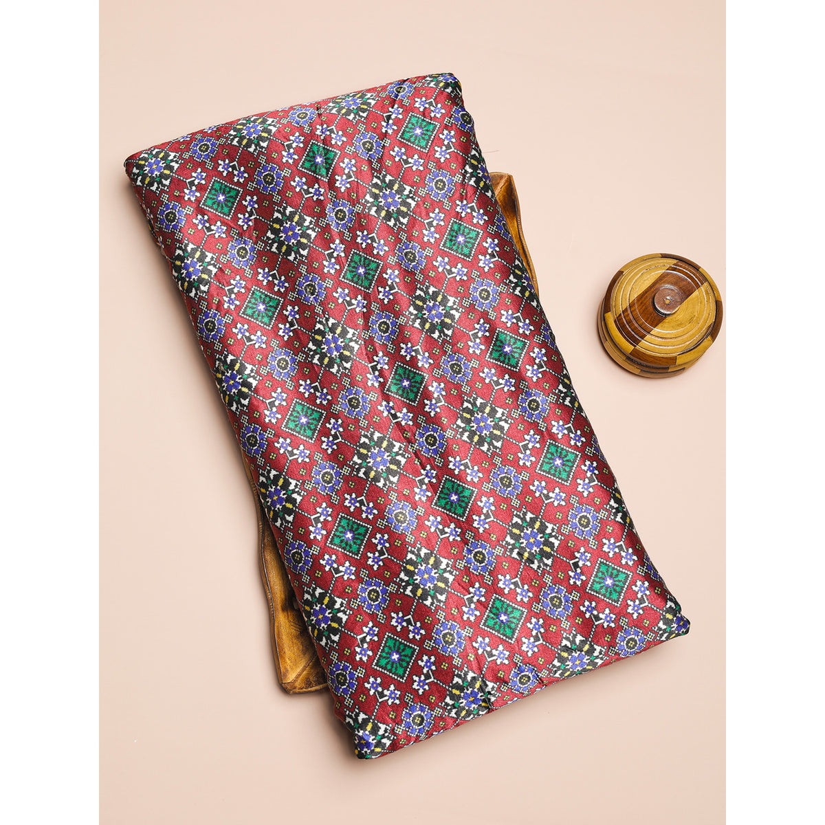 PURE MASHRU GAJJI SILK PRINTED FABRIC