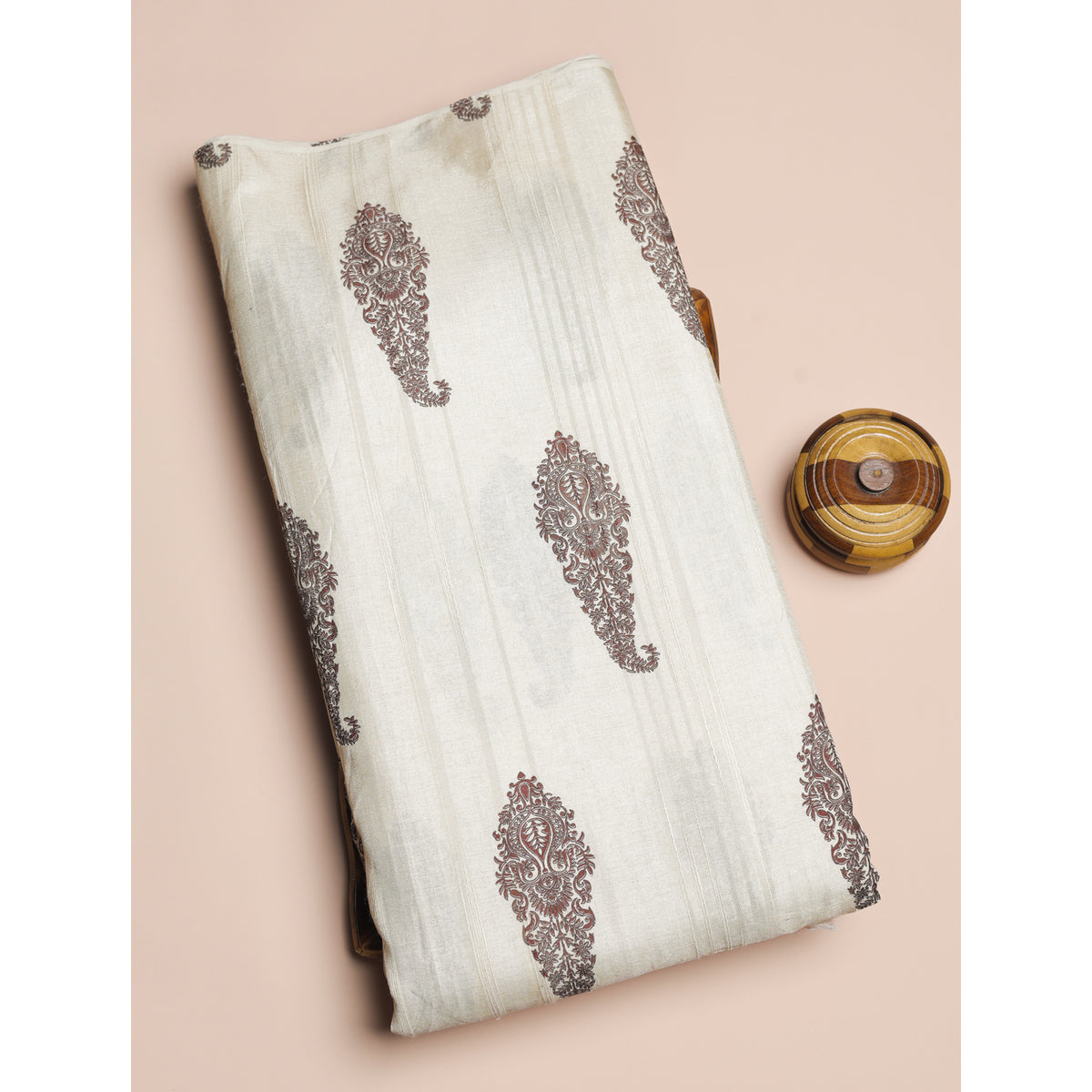 SEMI TUSSAR PRINTED FABRIC