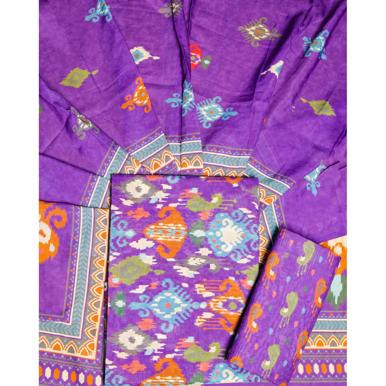 COTTON SILK SUIT SET
