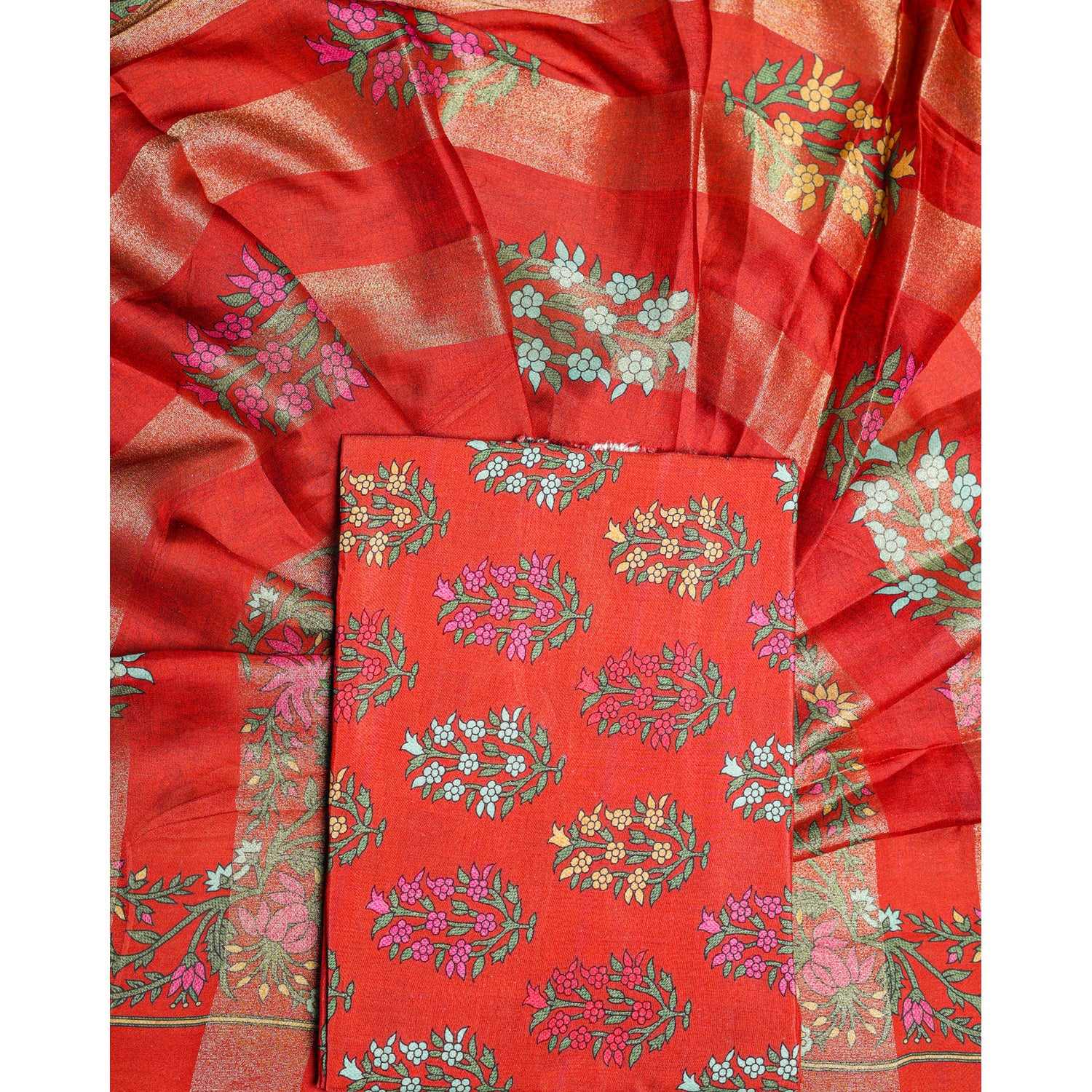 PURE VISCOSE COTTON SILK 2 PIECE SET