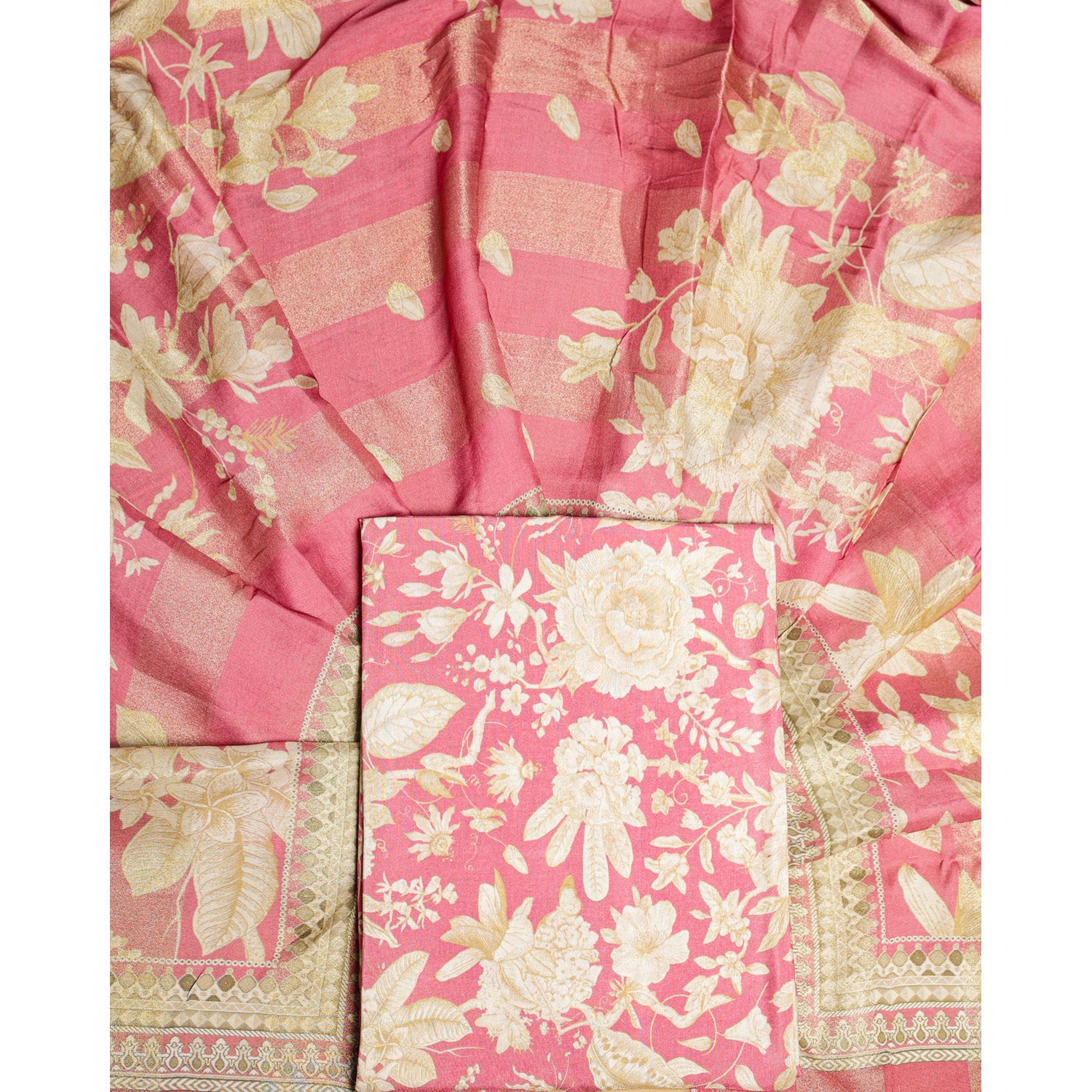PURE VISCOSE COTTON SILK 2 PIECE SET