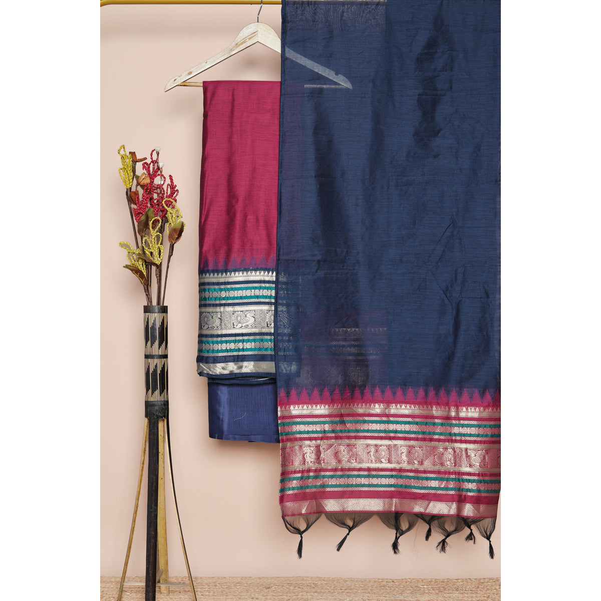 NARAYANPET JACQUARD SILK SUIT SET