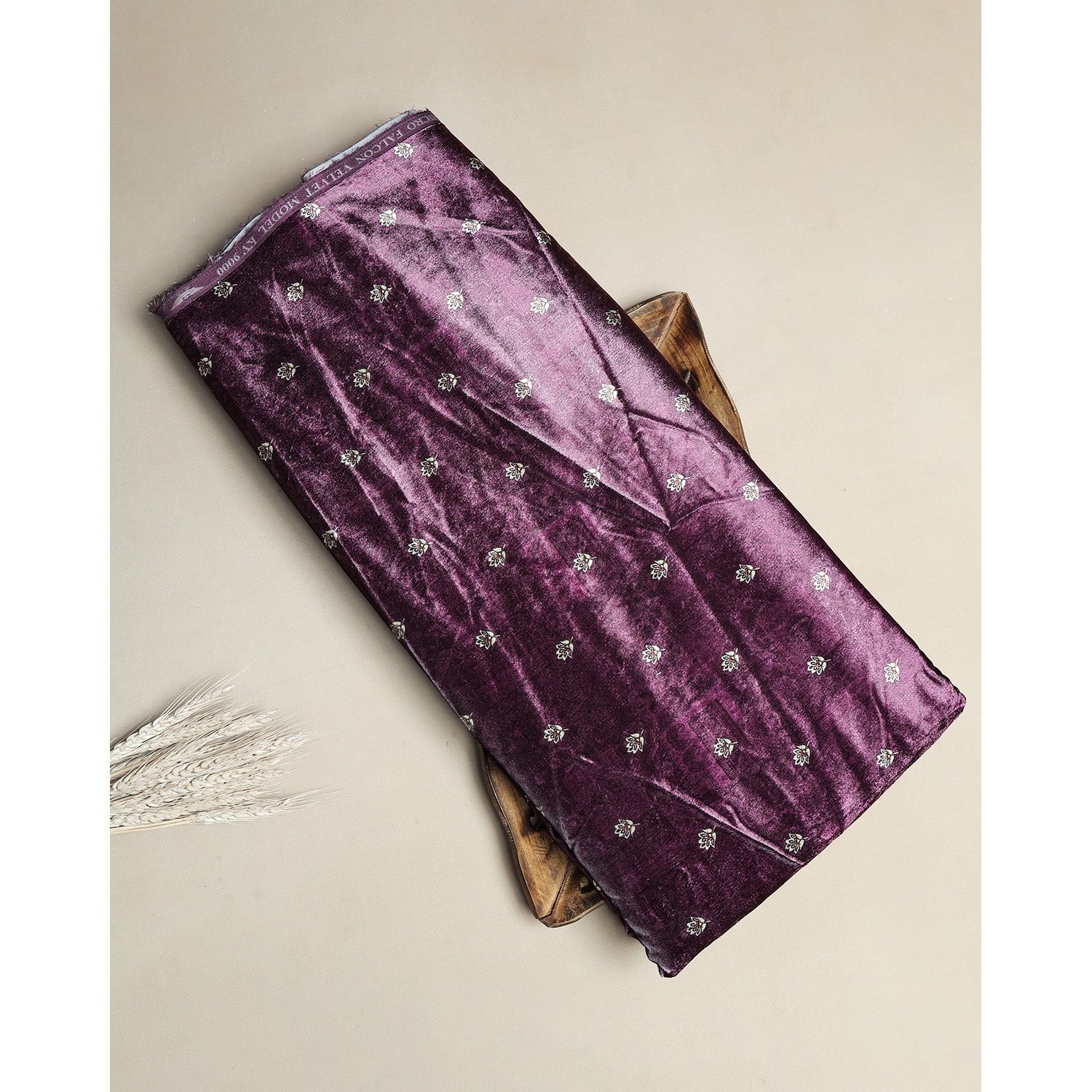MEHFIL-E-RANG - VELVET DIGITAL PRINTED FABRIC