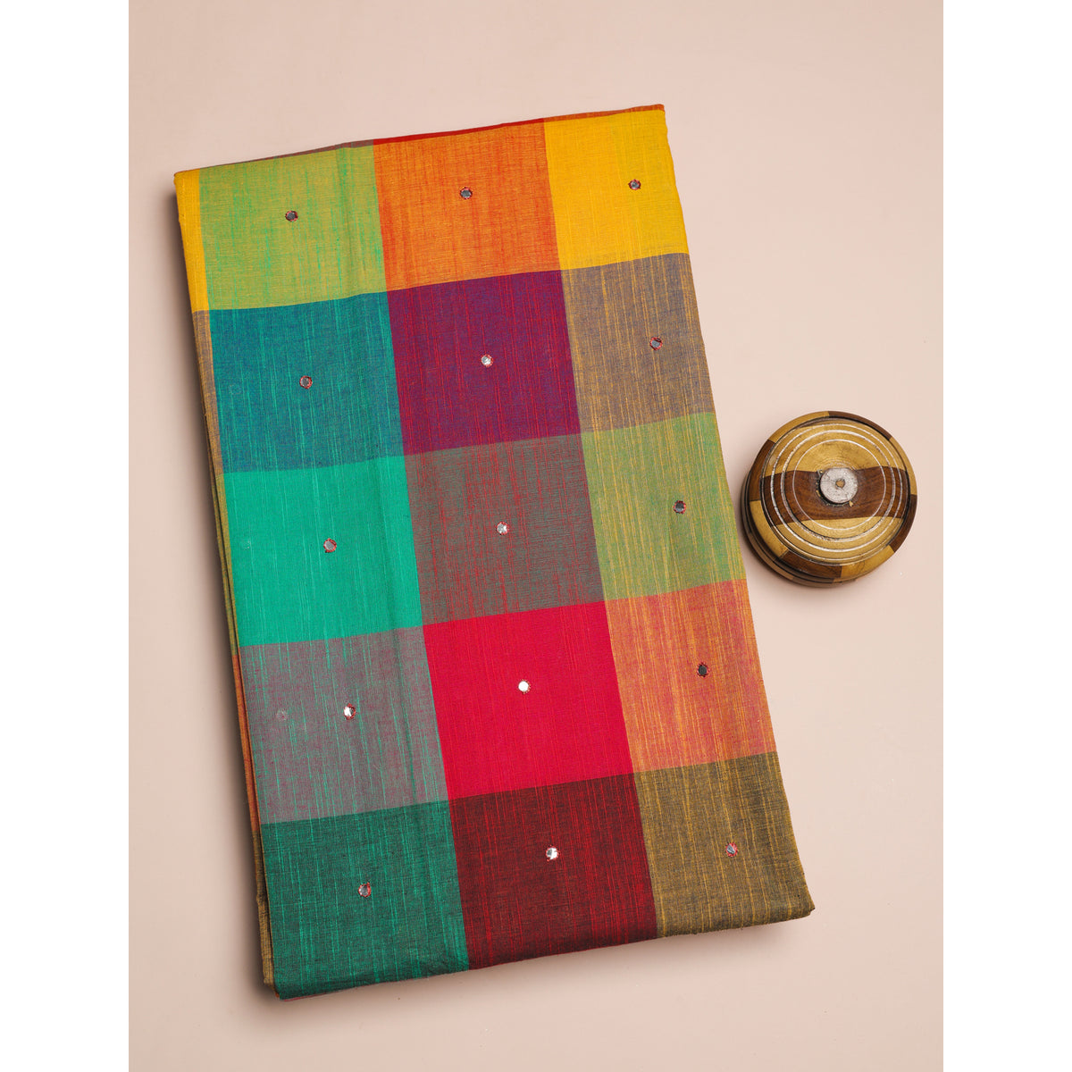 COTTON HANDLOOM MADRAS CHECKS FABRIC
