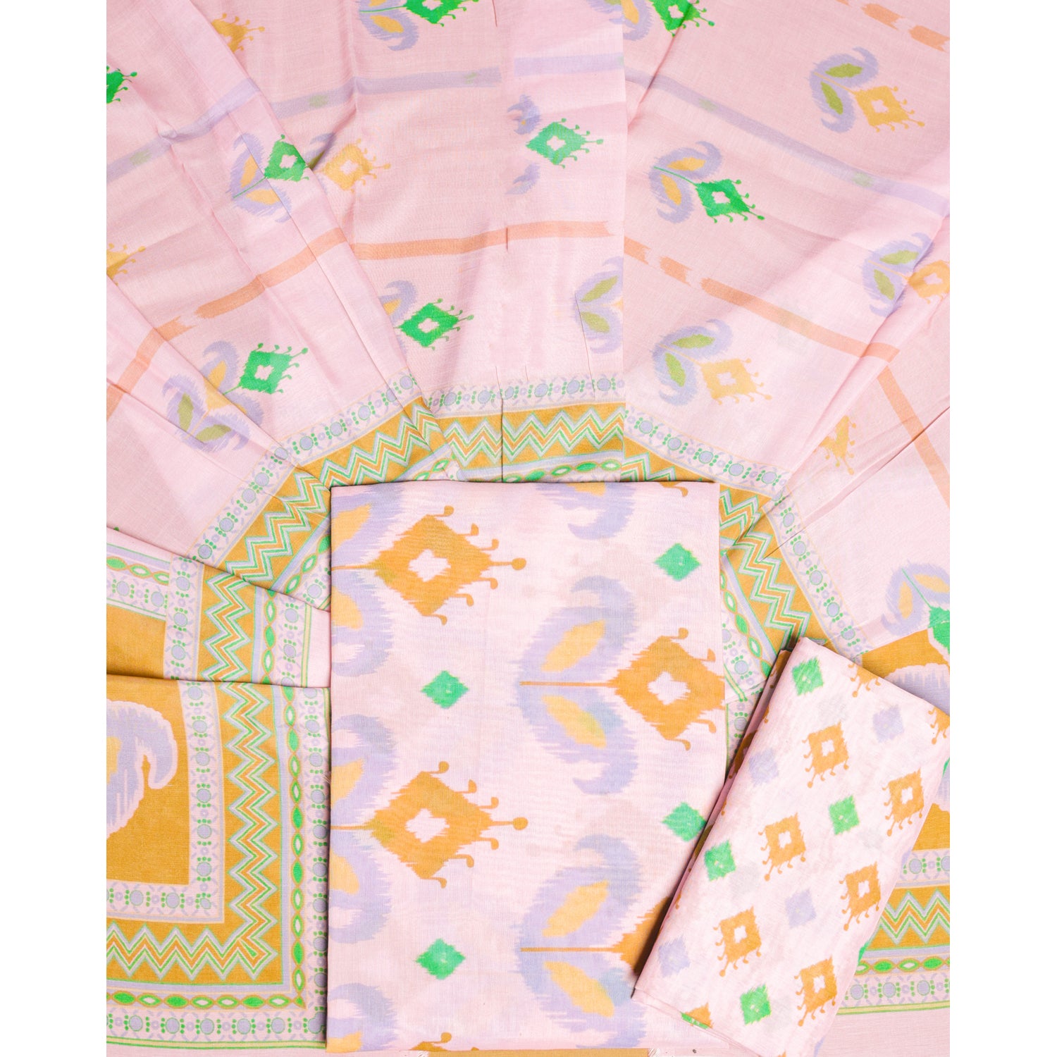 COTTON SILK SUIT SET