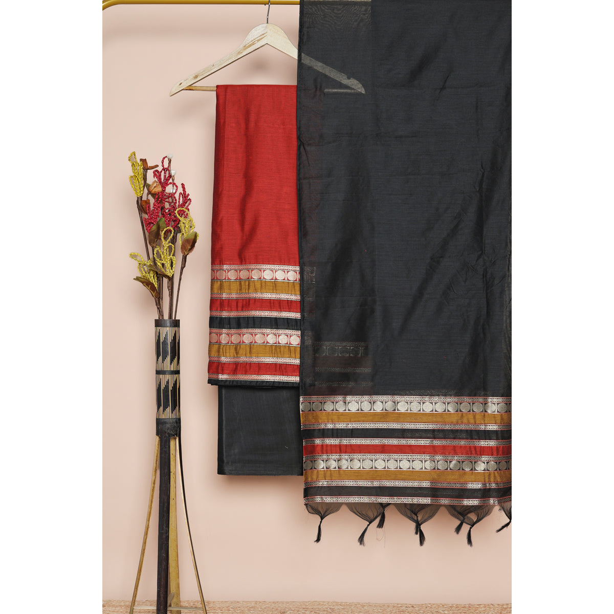 NARAYANPET JACQUARD SILK SUIT SET