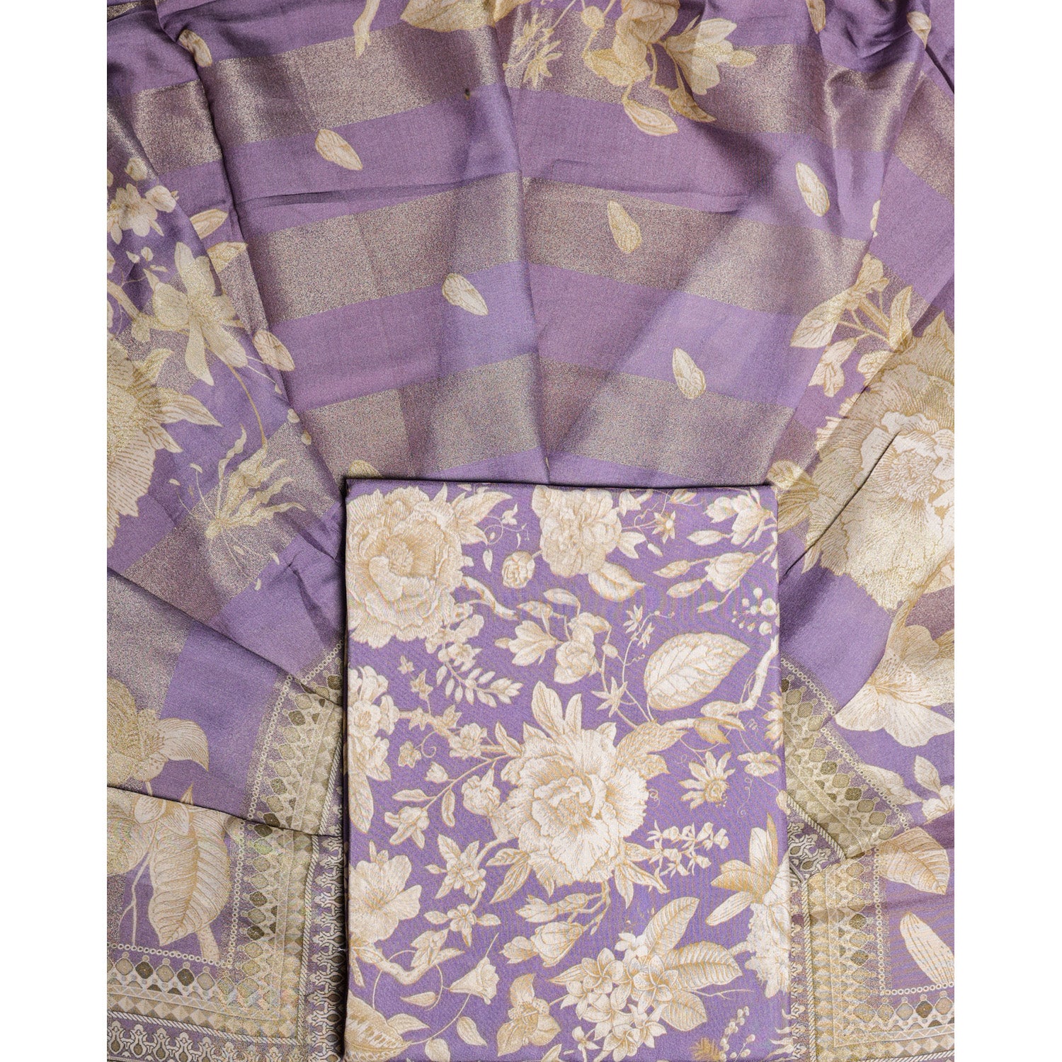 PURE VISCOSE COTTON SILK 2 PIECE SET