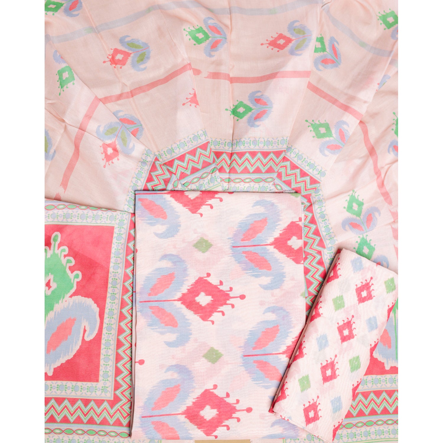 COTTON SILK SUIT SET