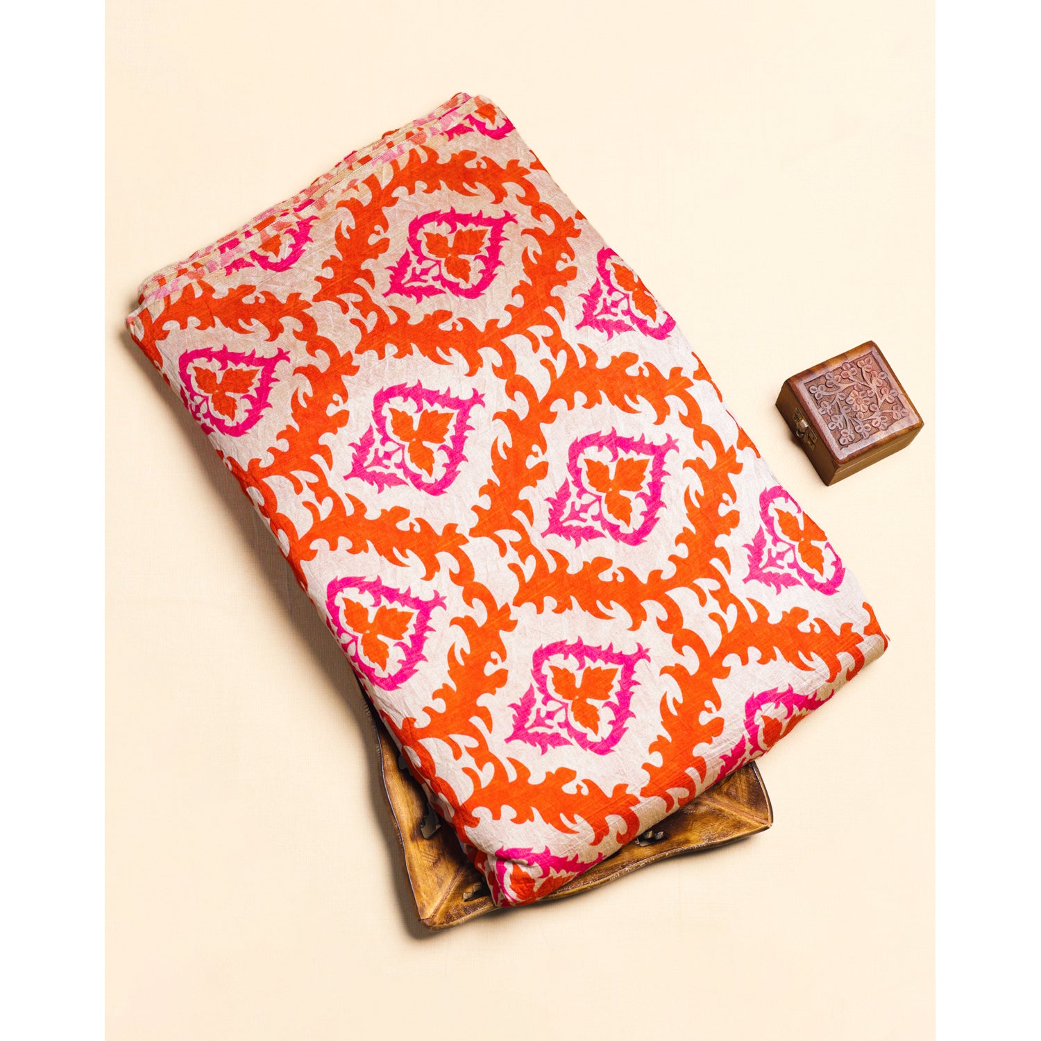MOGRA CHANDERI PRINTED FABRIC