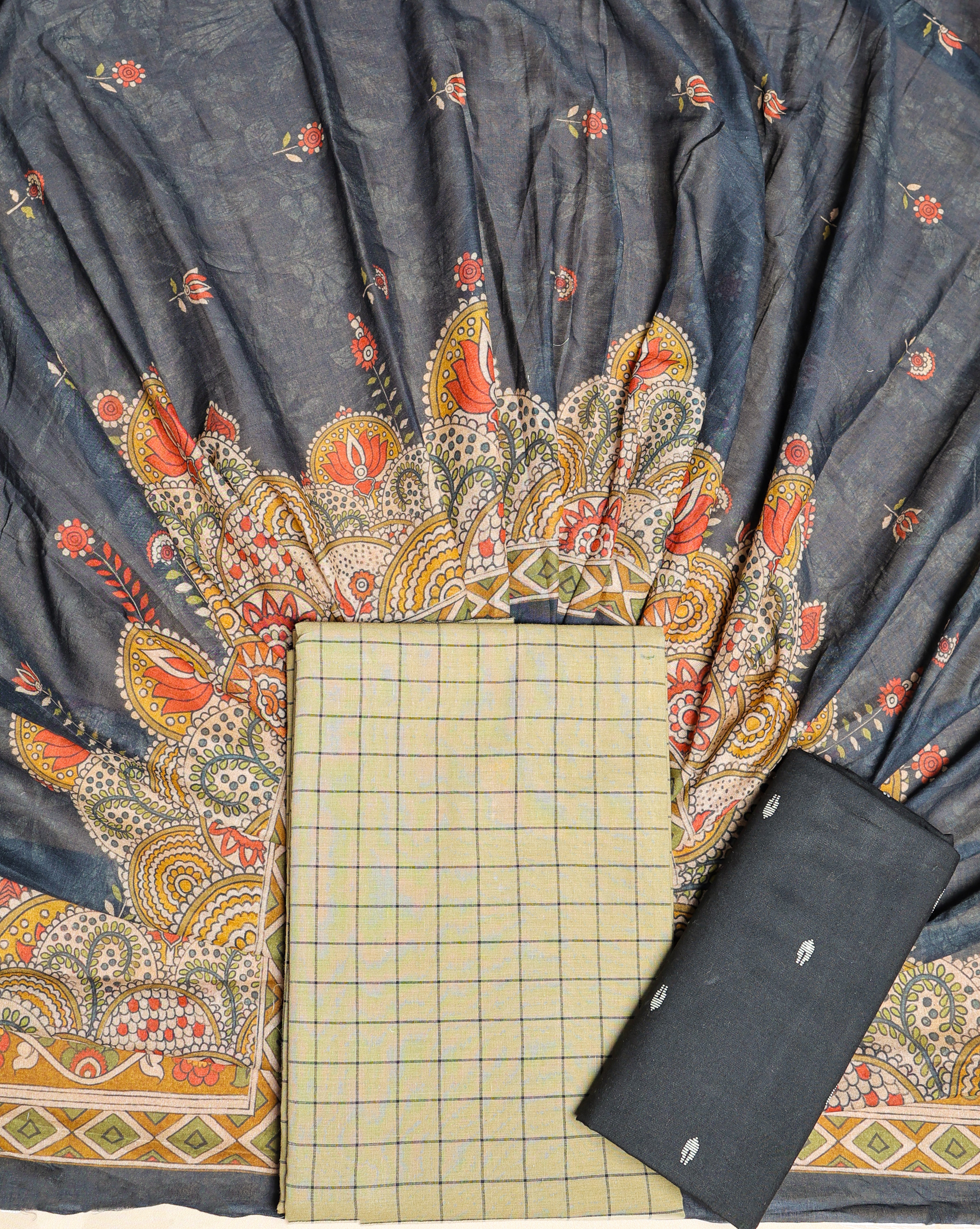 PURE COTTON HANDLOOM SUIT SET