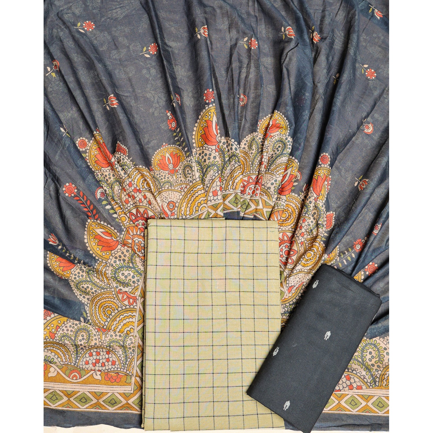 PURE COTTON HANDLOOM SUIT SET