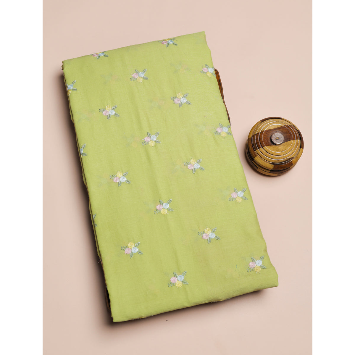 COTTON EMBROIDERED FABRIC