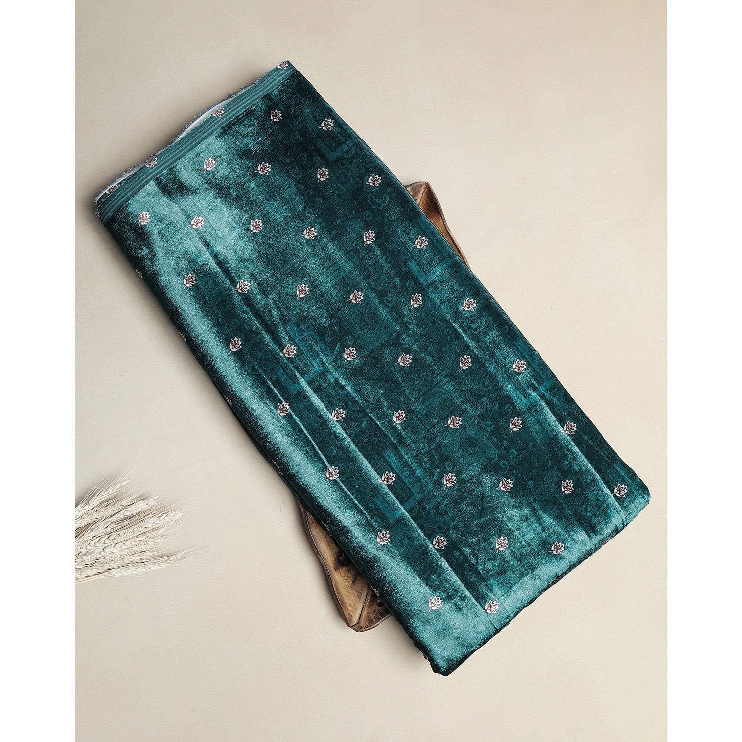 MEHFIL-E-RANG - VELVET DIGITAL PRINTED FABRIC