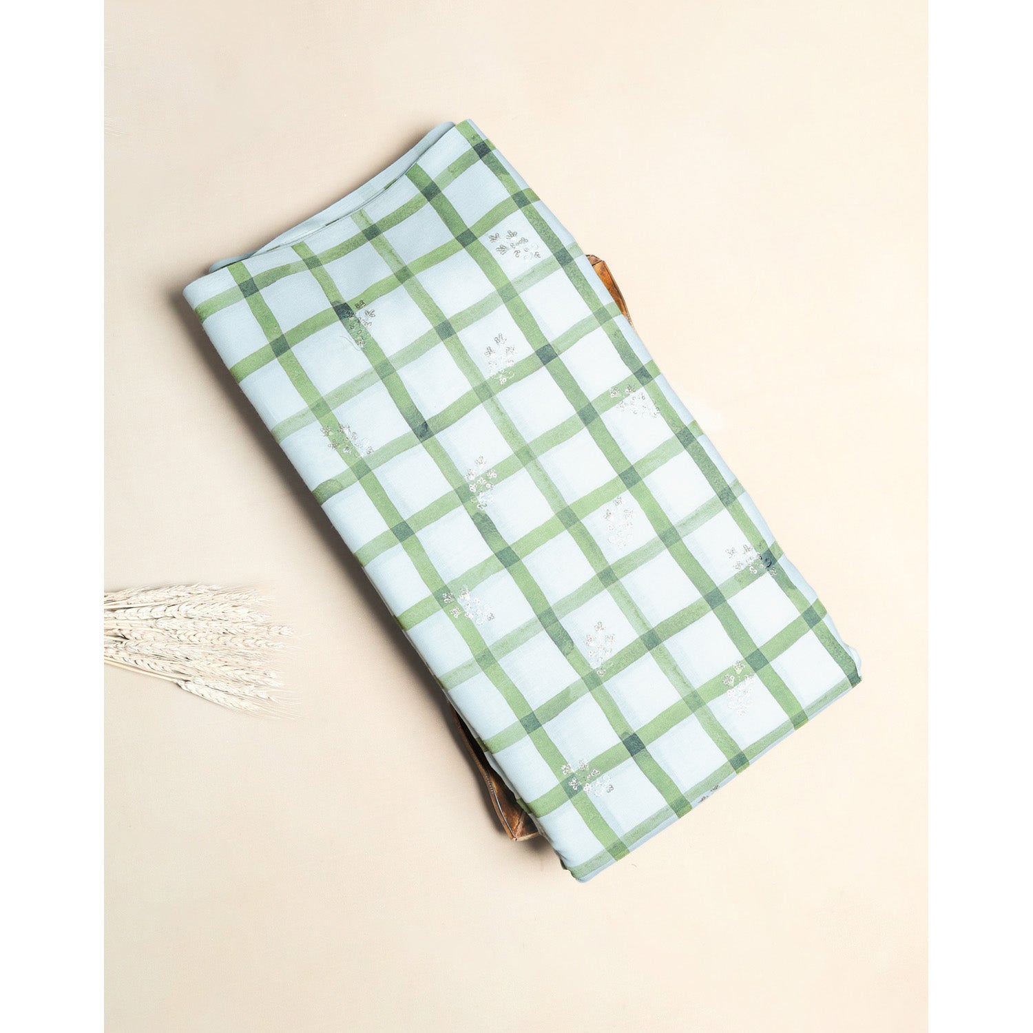 COTTON EMBROIDERED FABRIC