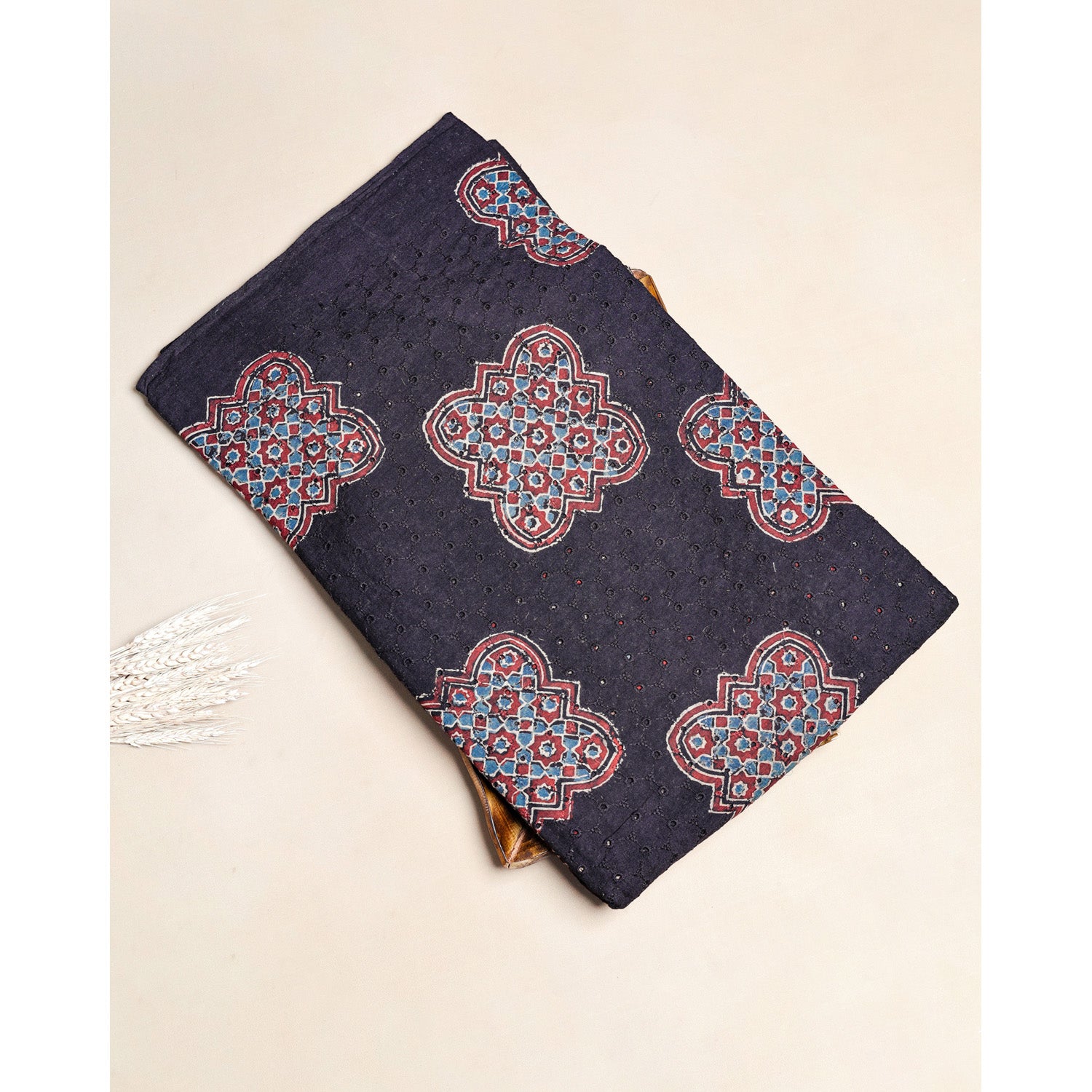 PURE AJRAKH COTTON HAKOBA FABRIC