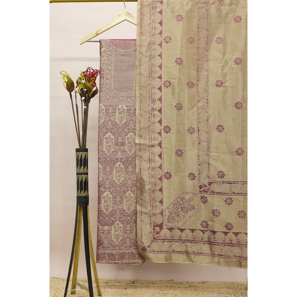 BANARASI SILK 2 PIECE SET