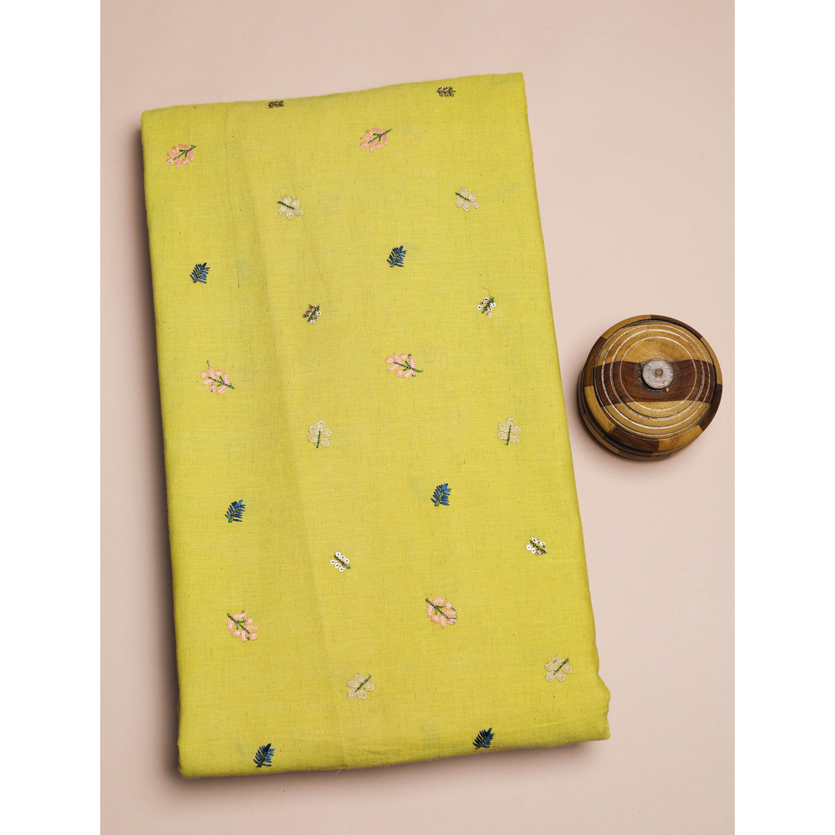COTTON EMBROIDERED FABRIC