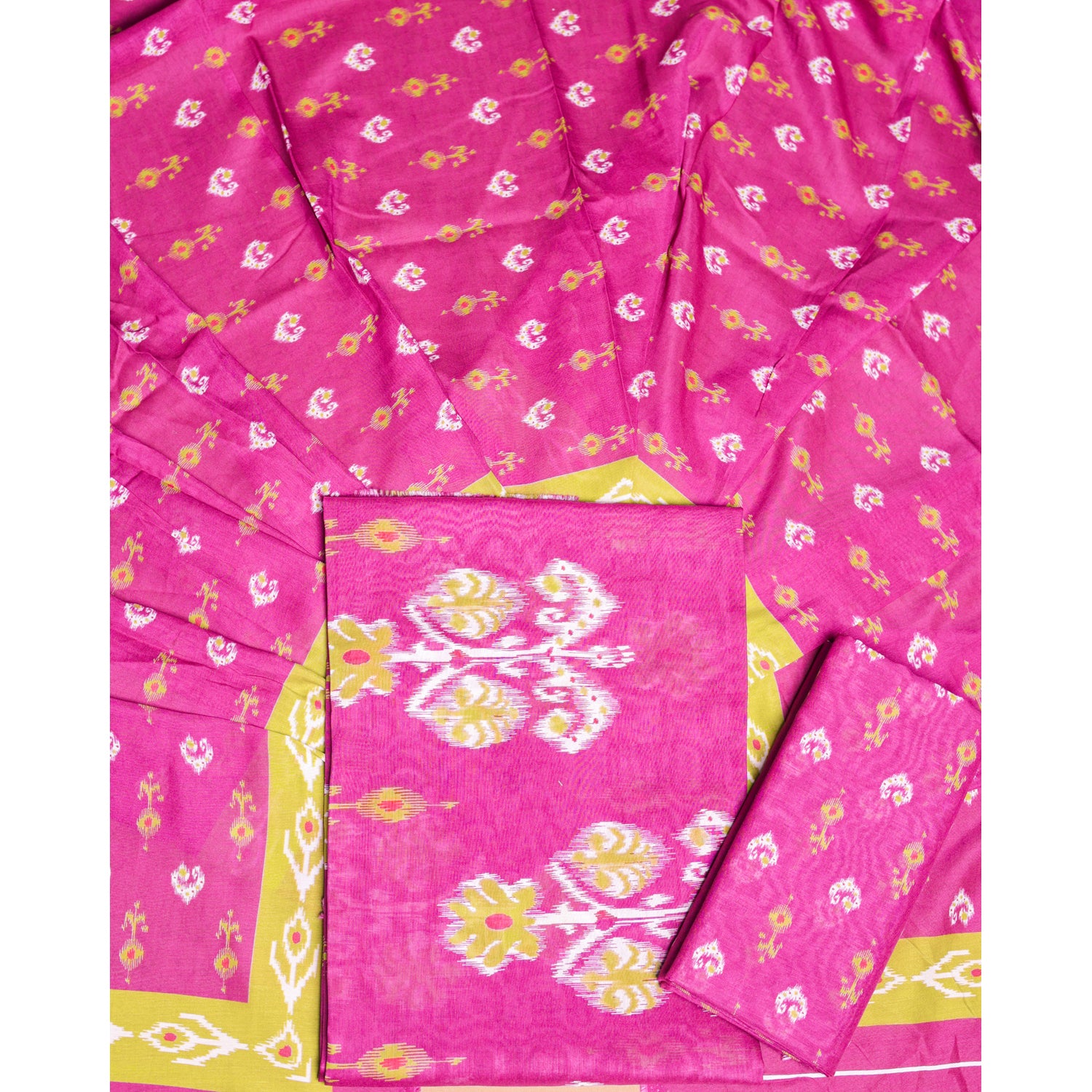 COTTON SILK SUIT SET