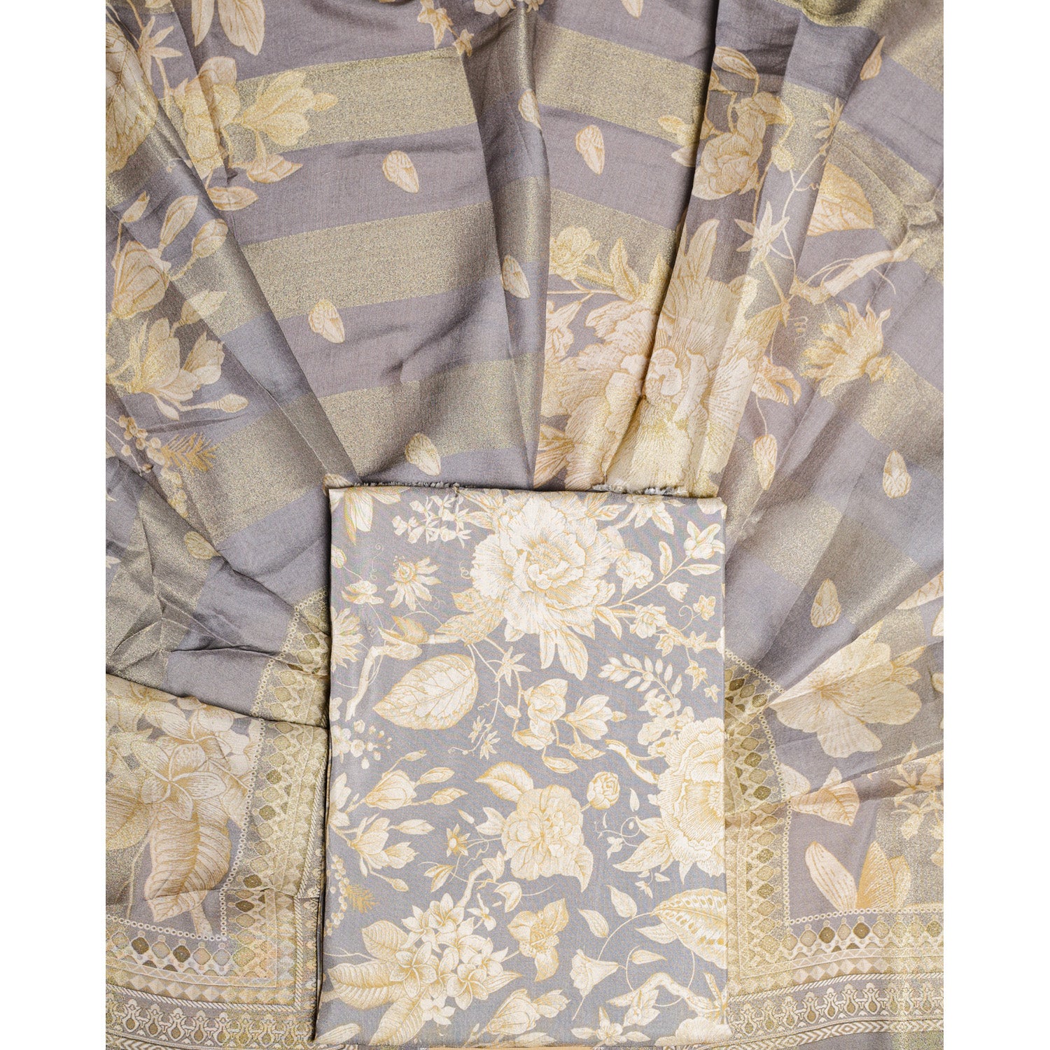 PURE VISCOSE COTTON SILK 2 PIECE SET