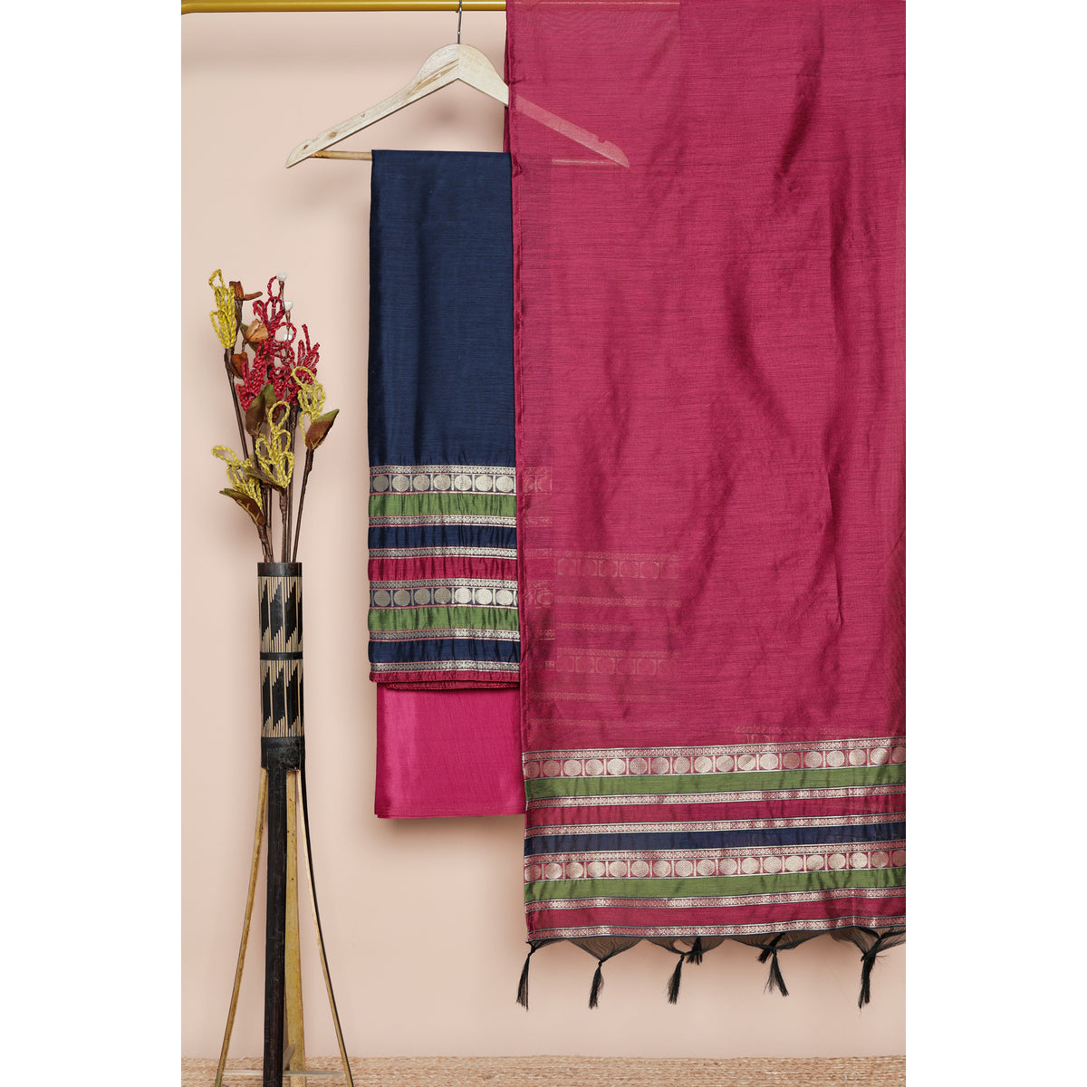 NARAYANPET JACQUARD SILK SUIT SET