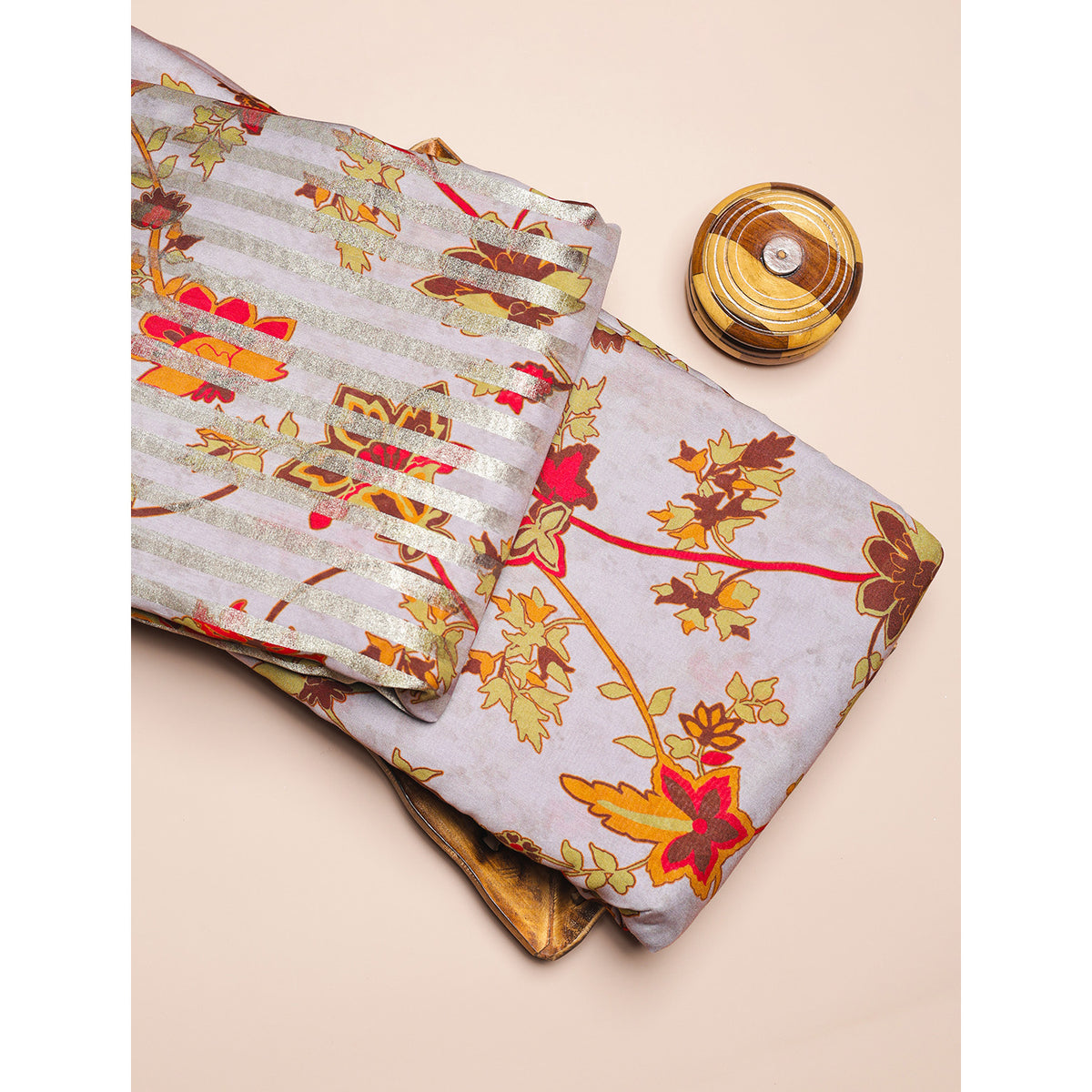 PURE MUL CHANDERI LUREX & PRINTED FABRICS