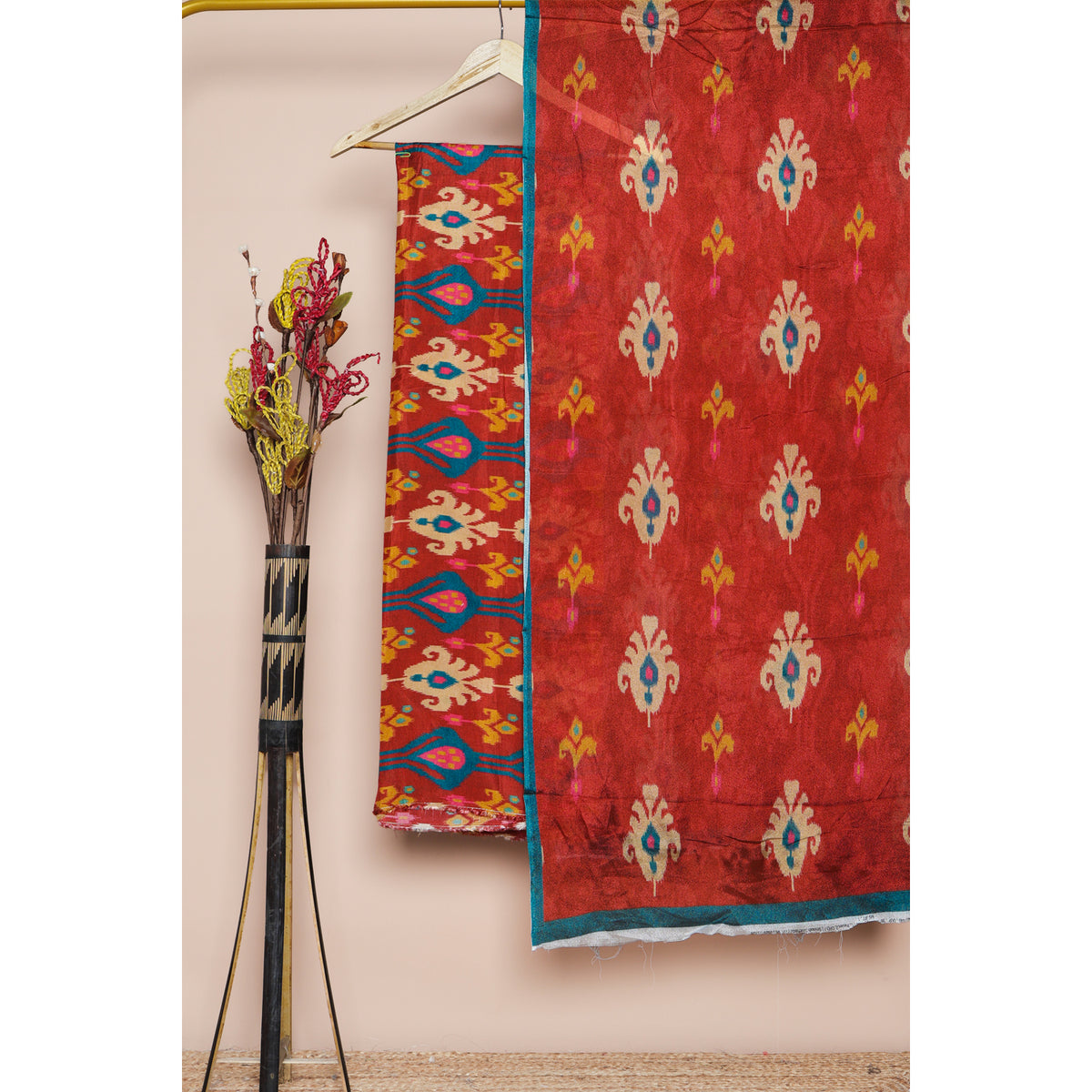 COTTON SILK IKAT 2 PIECE SET