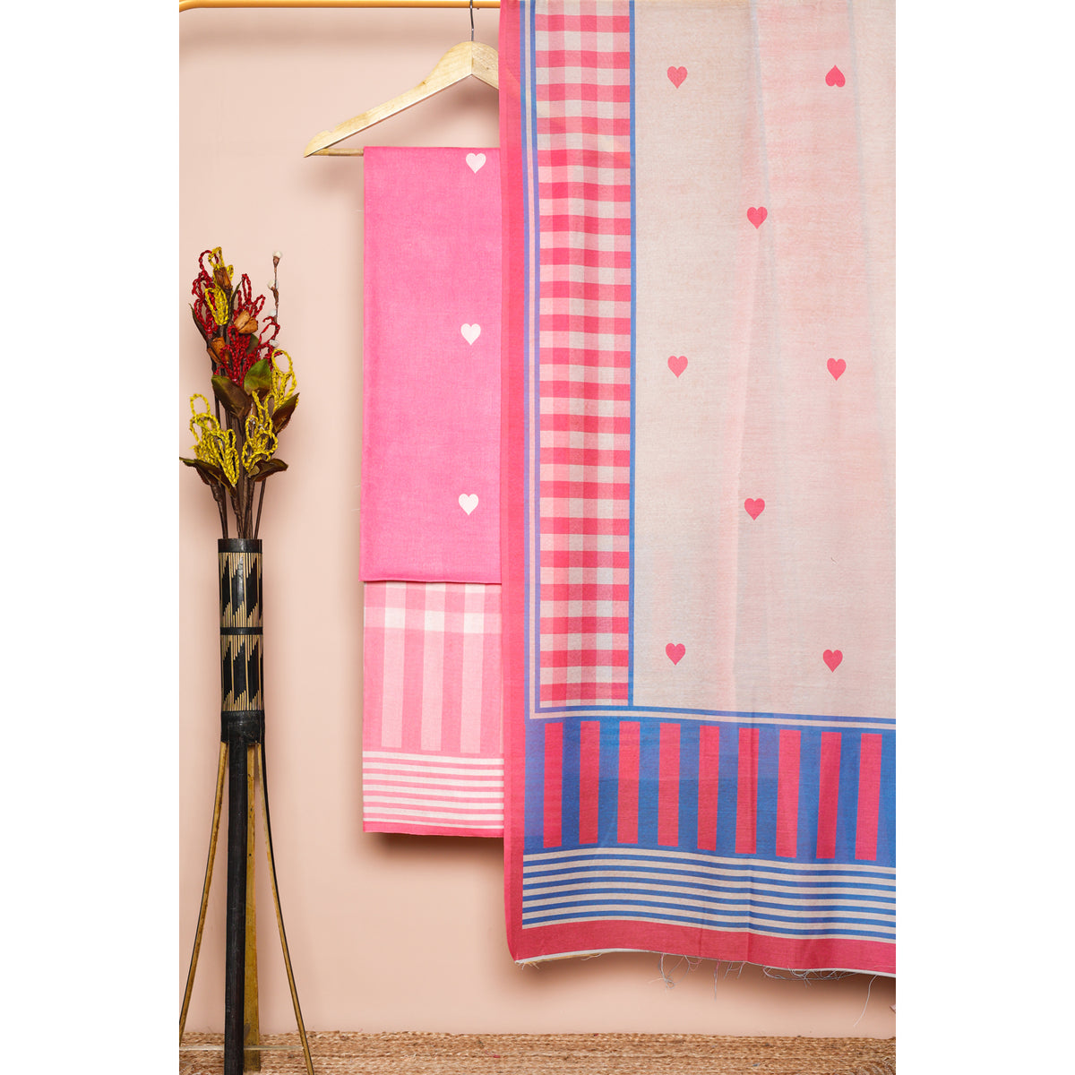 COTTON PRINTED SUIT SET