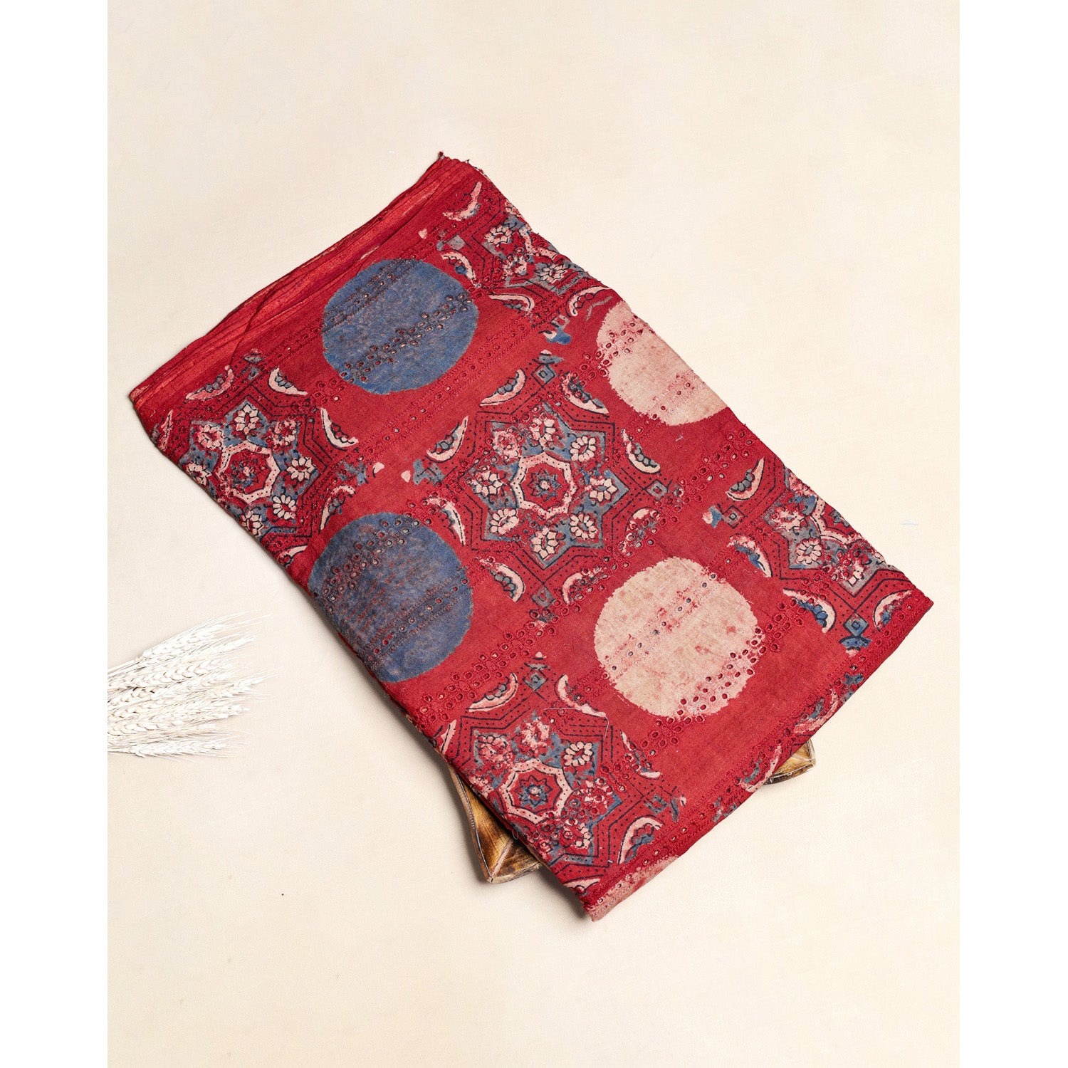 PURE AJRAKH COTTON HAKOBA FABRIC