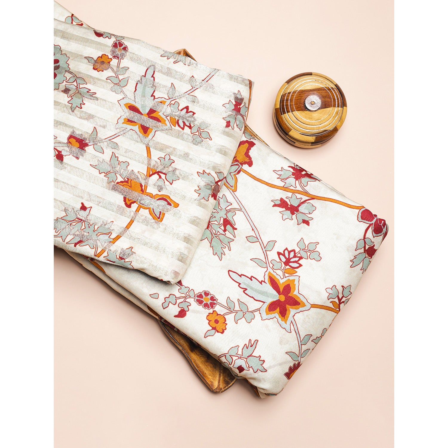 PURE MUL CHANDERI LUREX & PRINTED FABRICS