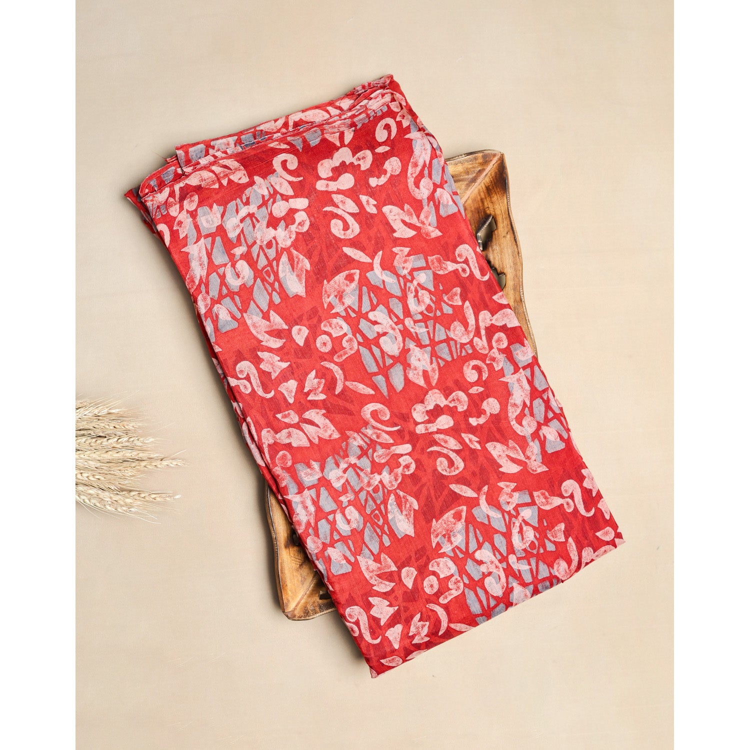 SILK AJRAKH PRINTED FABRIC