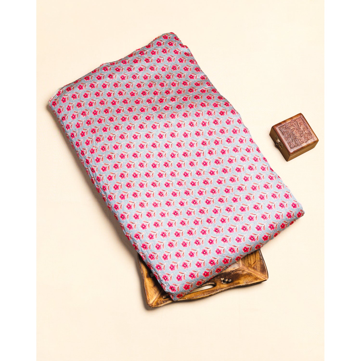 MOGRA CHANDERI PRINTED FABRIC