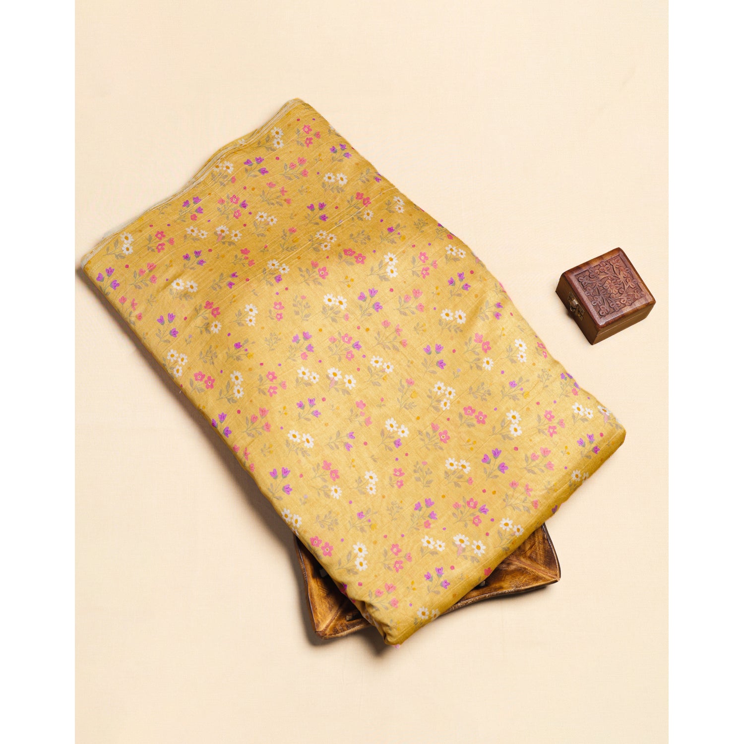 MOGRA CHANDERI PRINTED FABRIC
