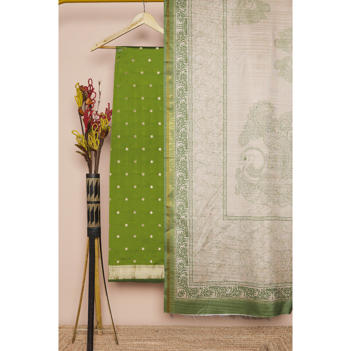 BANARASI SILK 2 PIECE SET