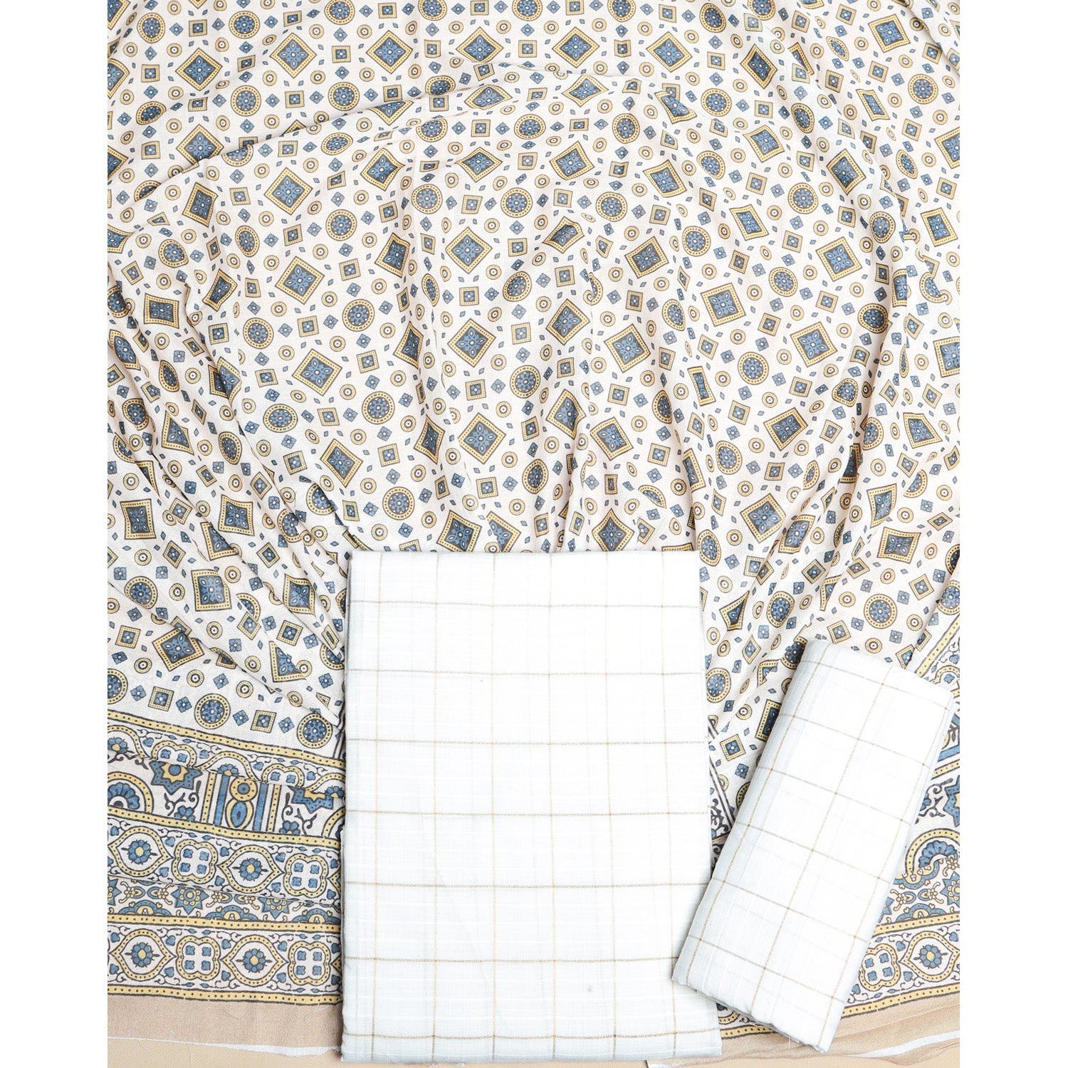 PURE COTTON HANDLOOM SUIT SET