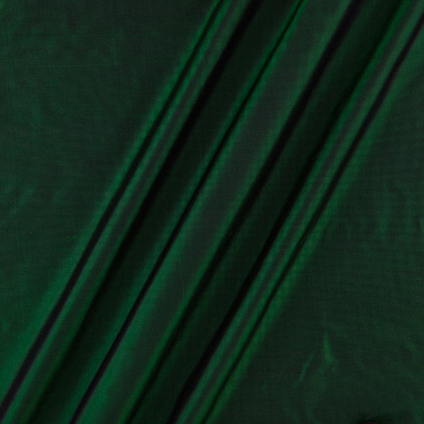 Pure Plain Silk Dark Green Colour Fabric Online 1002BL