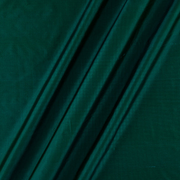 Pure Plain Silk Charcoal Green Colour Fabric