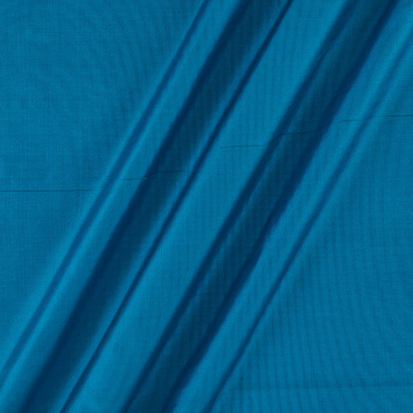 Pure Plain Silk Blue Colour Fabric