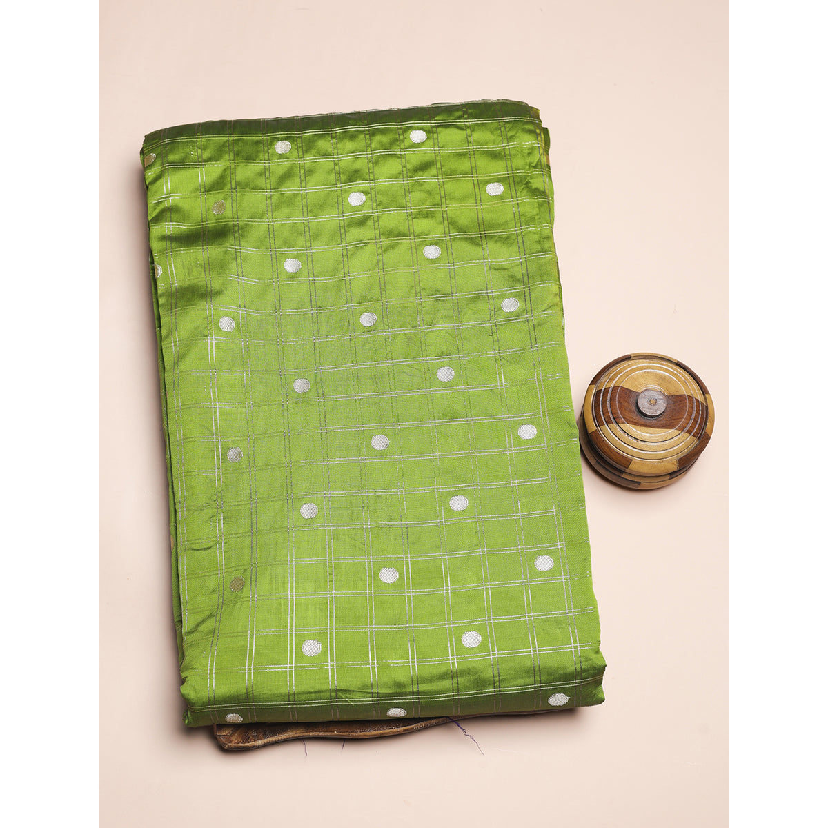 SEMI SILK BUTTA FABRIC
