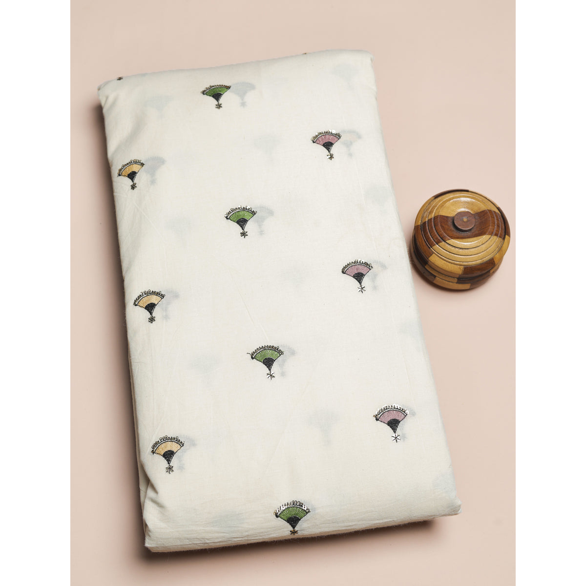 COTTON EMBROIDERED FABRIC