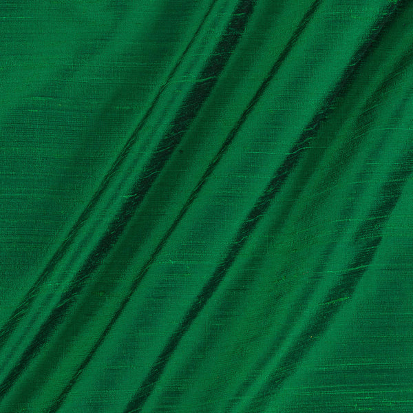 95gm Pure Handloom Raw Silk Dark Green Colour Fabric freeshipping - SourceItRight