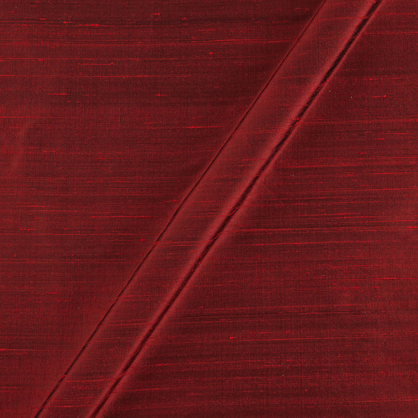 95 gm Pure Handloom Raw Silk Brick Red Colour Fabric freeshipping - SourceItRight