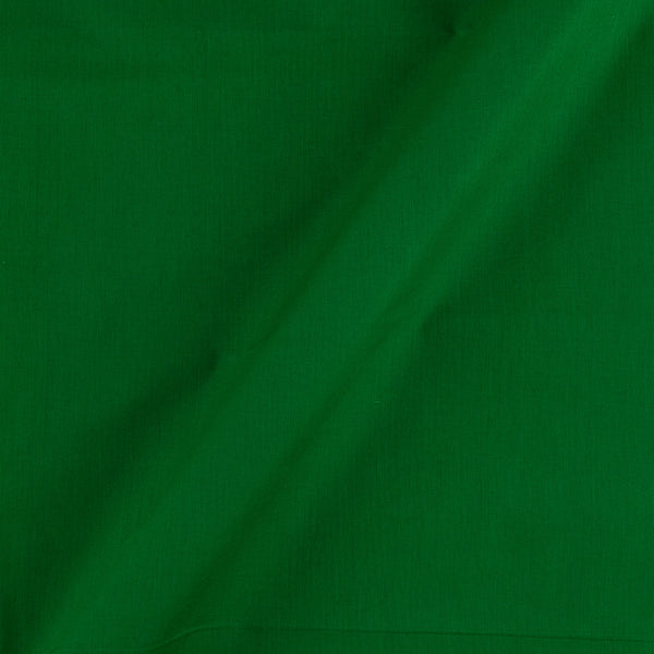 Super Fine Mul Cotton Green Colour 43 Inches Width Dyed Fabric Ideal For Lining