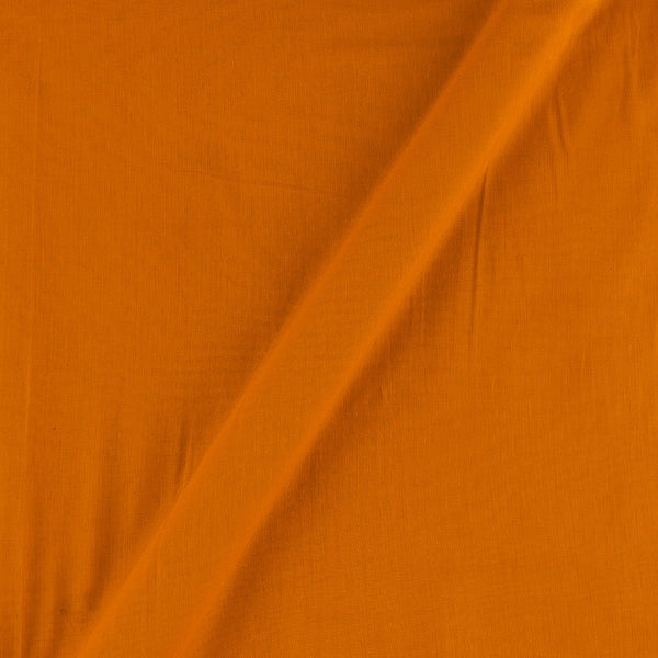 Super Fine Mul Cotton Fanta Orange Colour 43 Inches Width Dyed Fabric Ideal For Lining