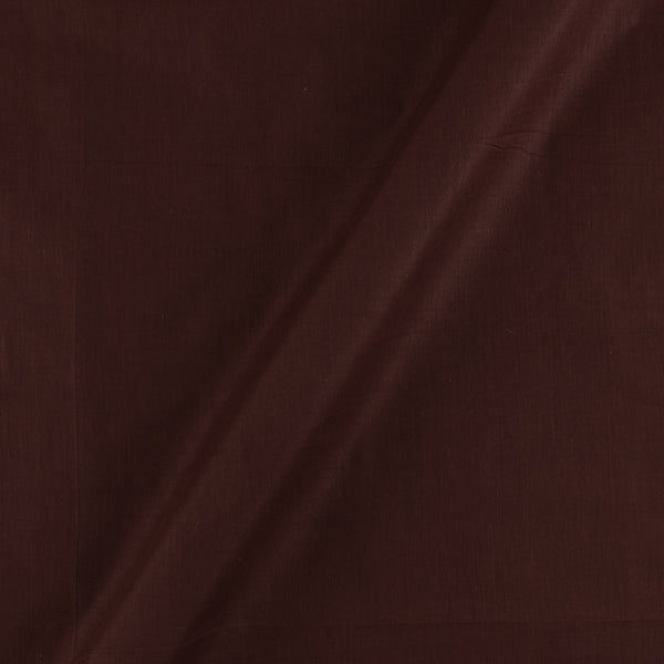 Super Fine Mul Cotton Dark Coffee Colour 43 Inches Width Dyed Fabric Ideal For Lining